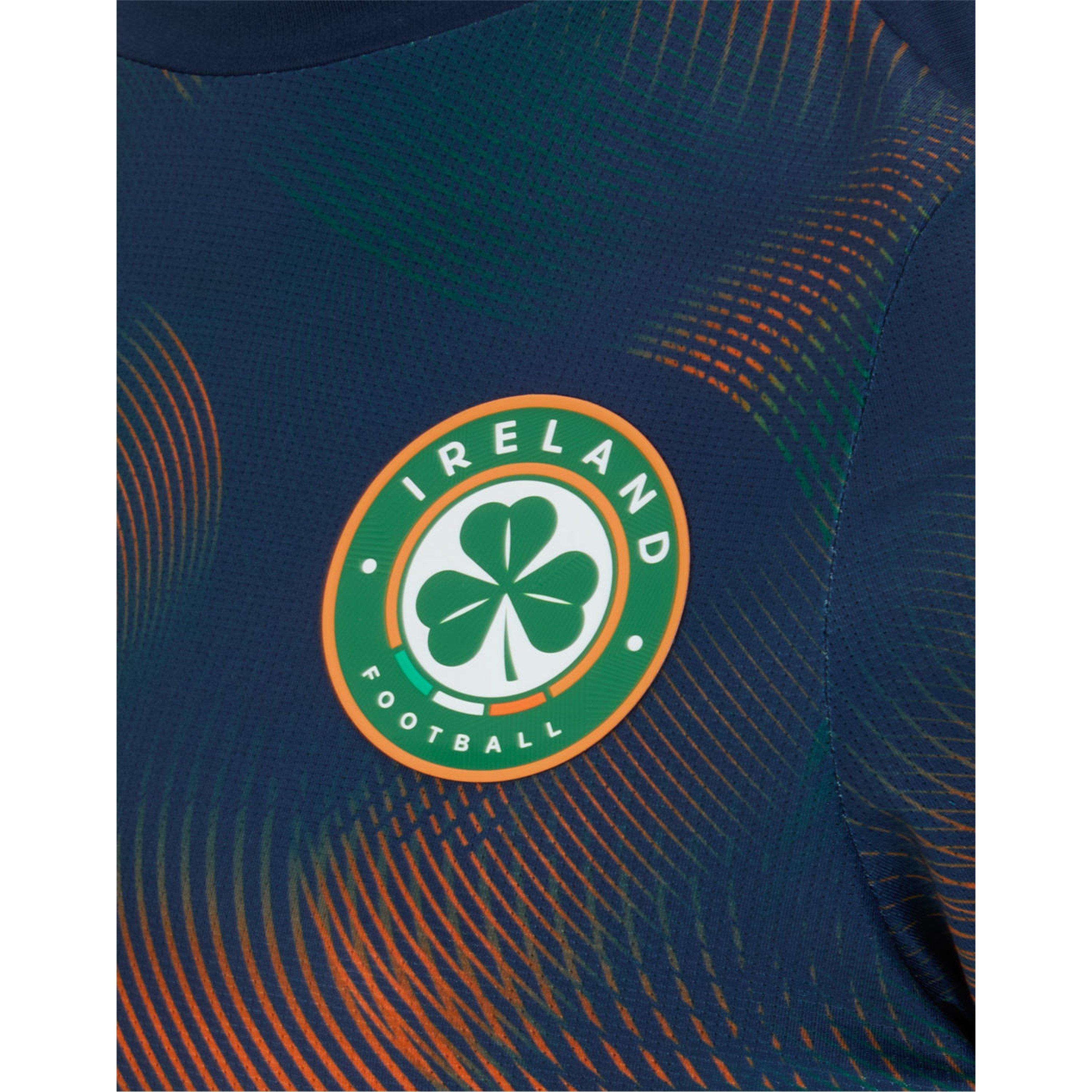 Marineblauw/Oranje - Castore - Castore Ireland Pre Match Short Sleeve Tee Junior - 4