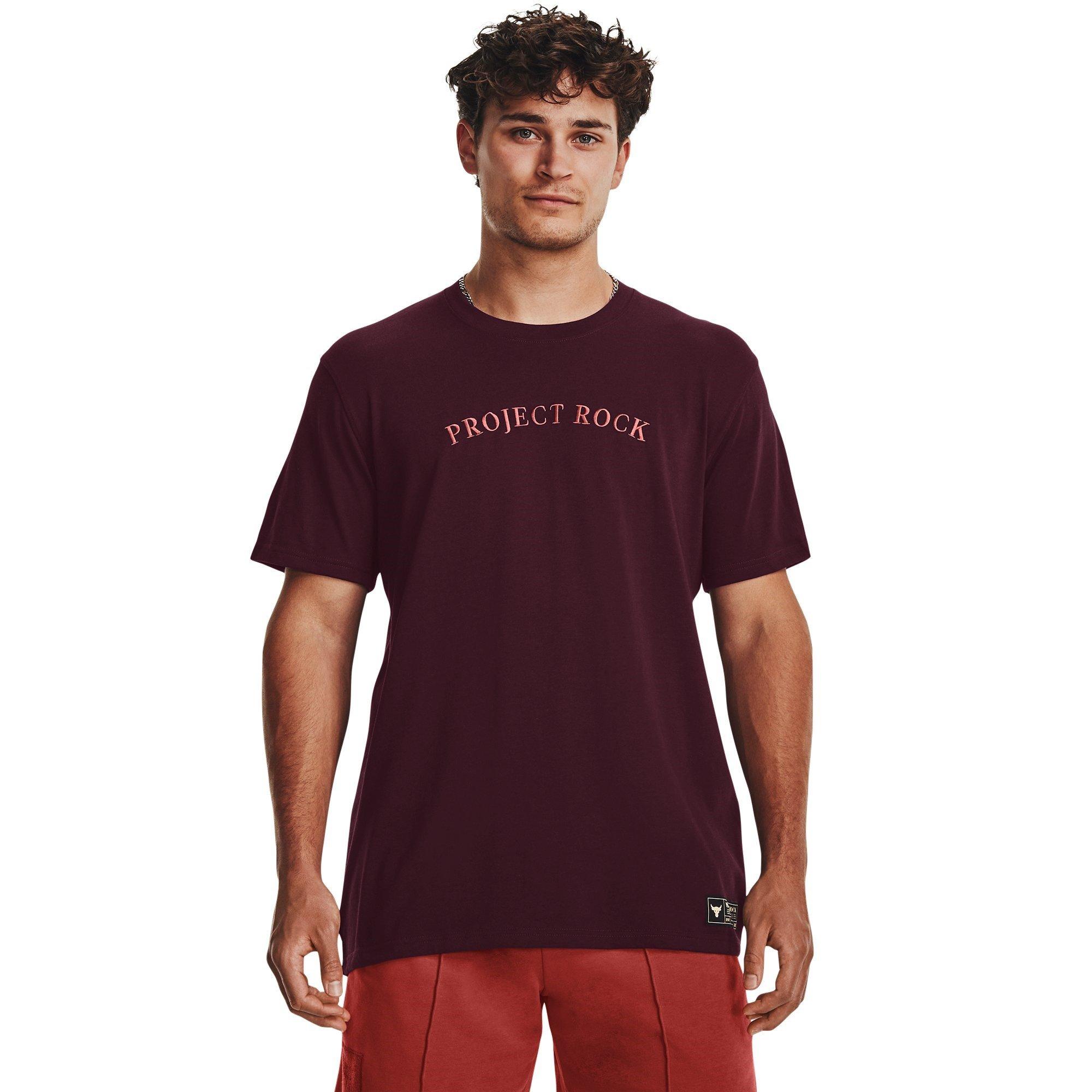 Borgonha escura - Under Armour - Project Rock T-shirt Mens - 2