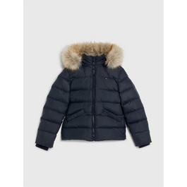 Tommy Hilfiger Essential Down Fur Hood Jacket Junior