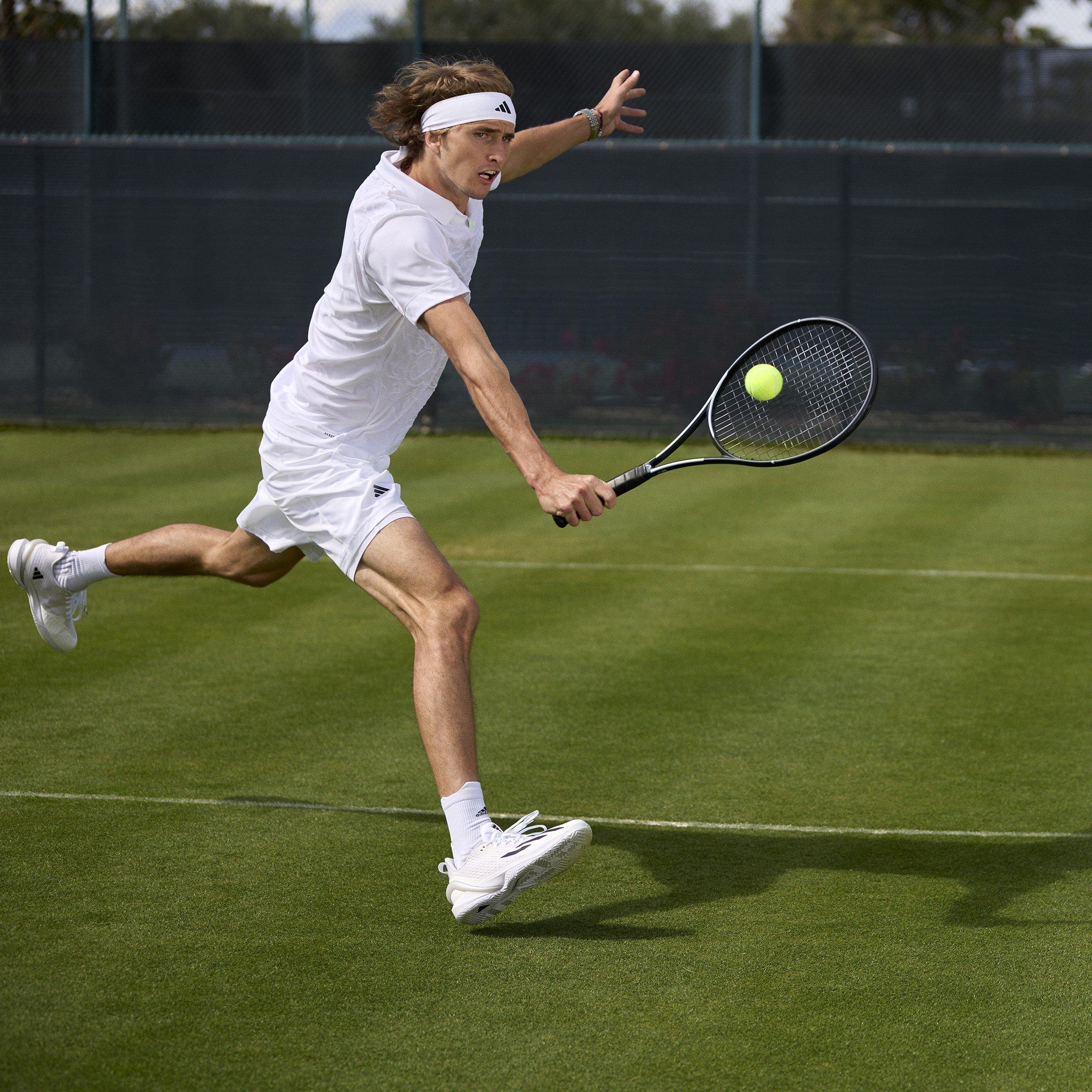 Hvid - adidas - AEROREADY FreeLift Pro Tennis Polo Shirt Mens - 11