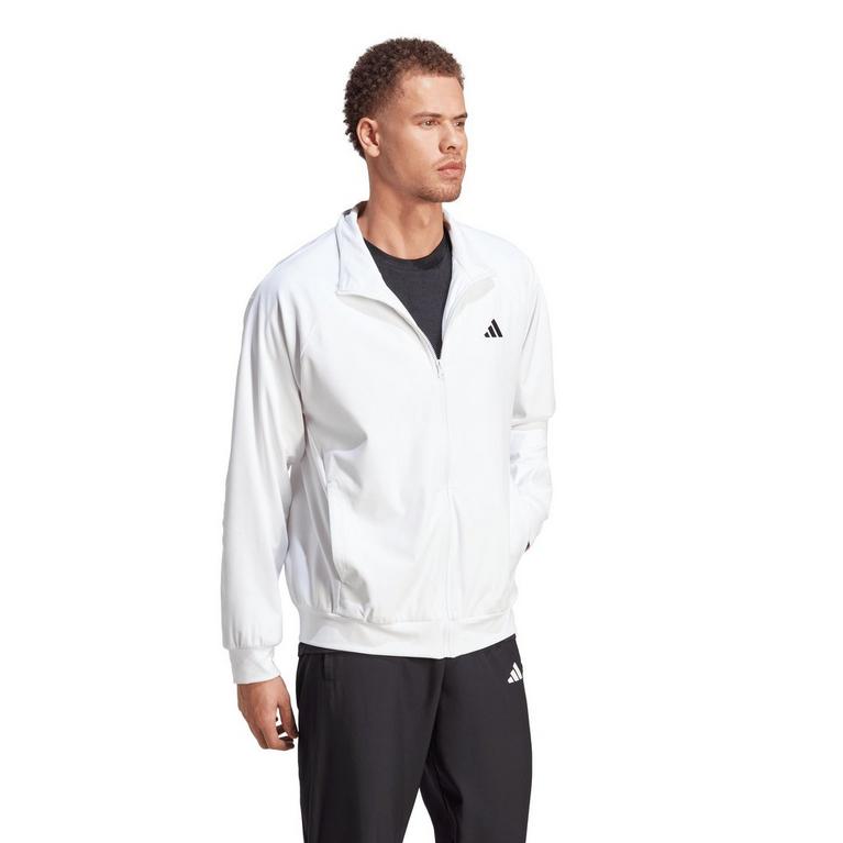 Blanco - adidas - Tennis Velour Pro Jacket Mens - 4