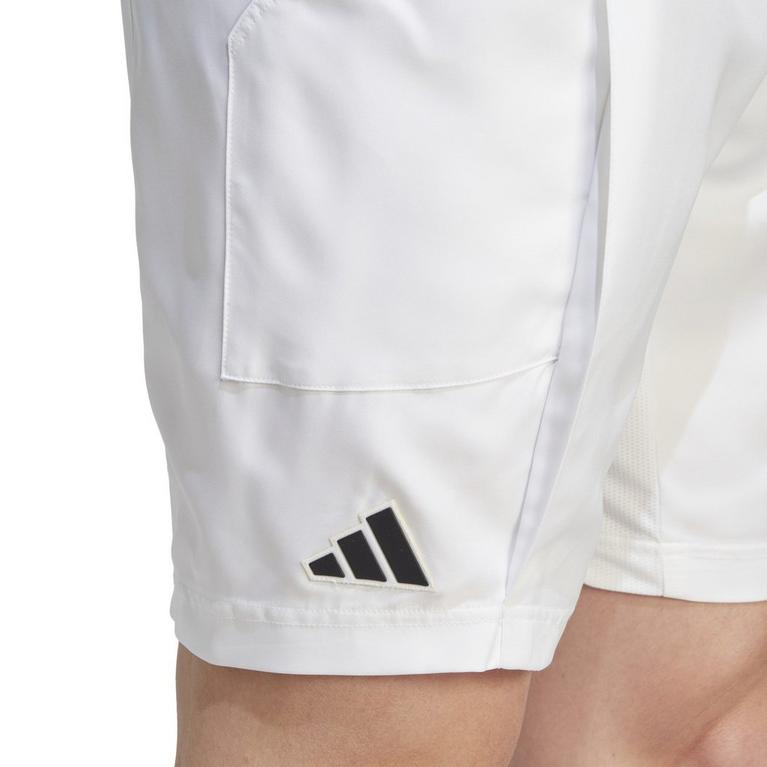 Blanc - adidas - Marcelo Burlon County Of Milan Kids colour-block print swim shorts - 5