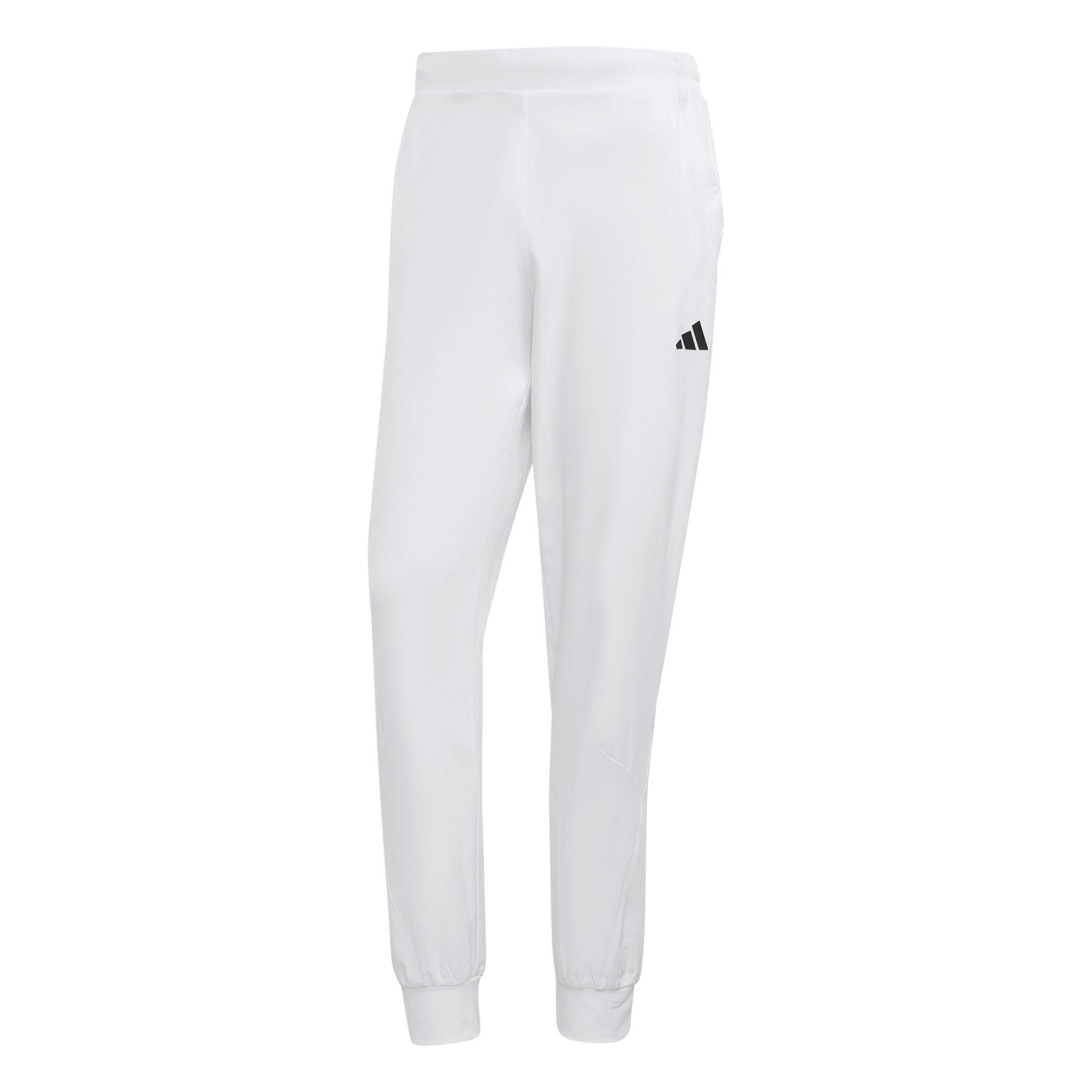 All white adidas pants online