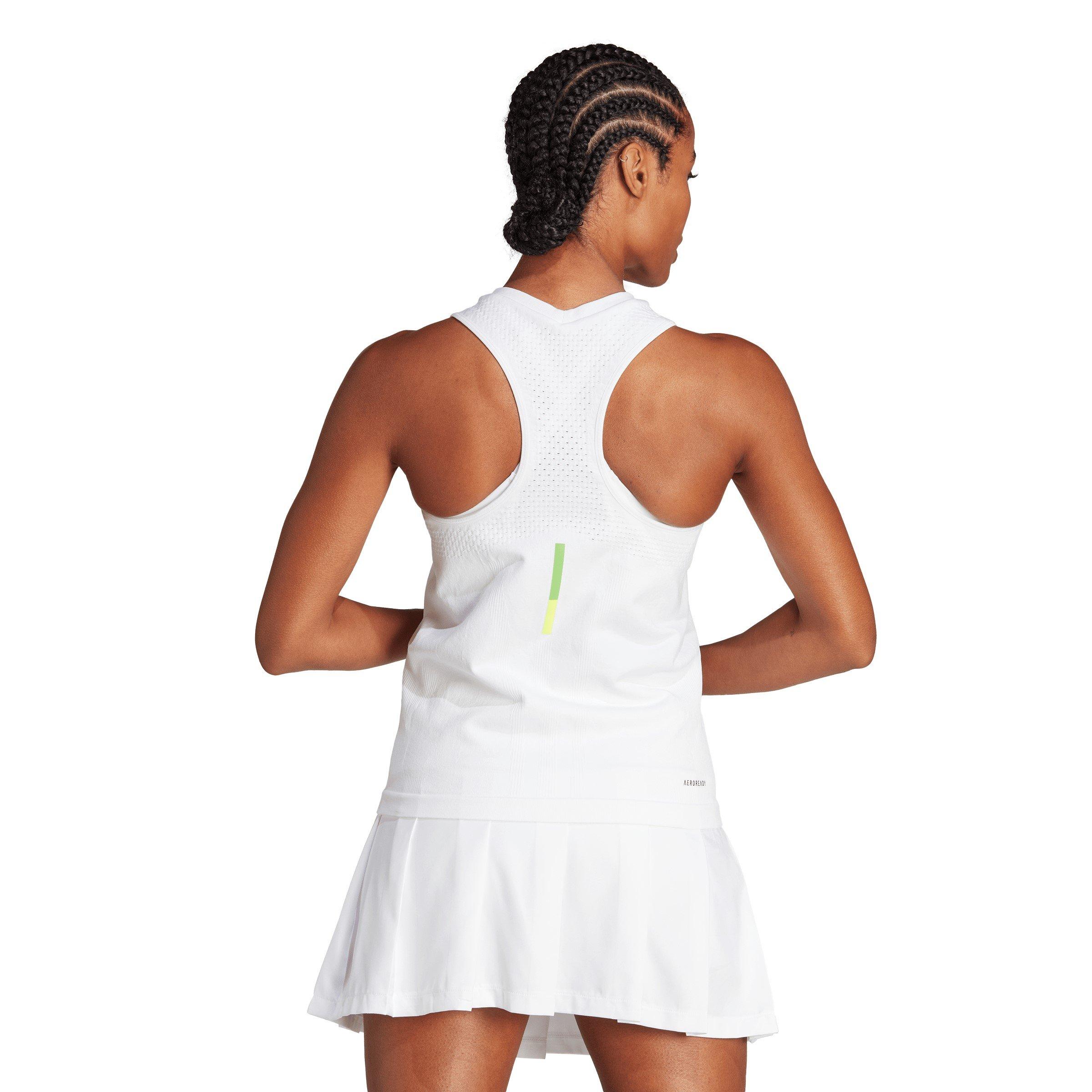 Weiß - adidas - AEROREADY Pro Seamless Tennis Tank Top Women's - 3