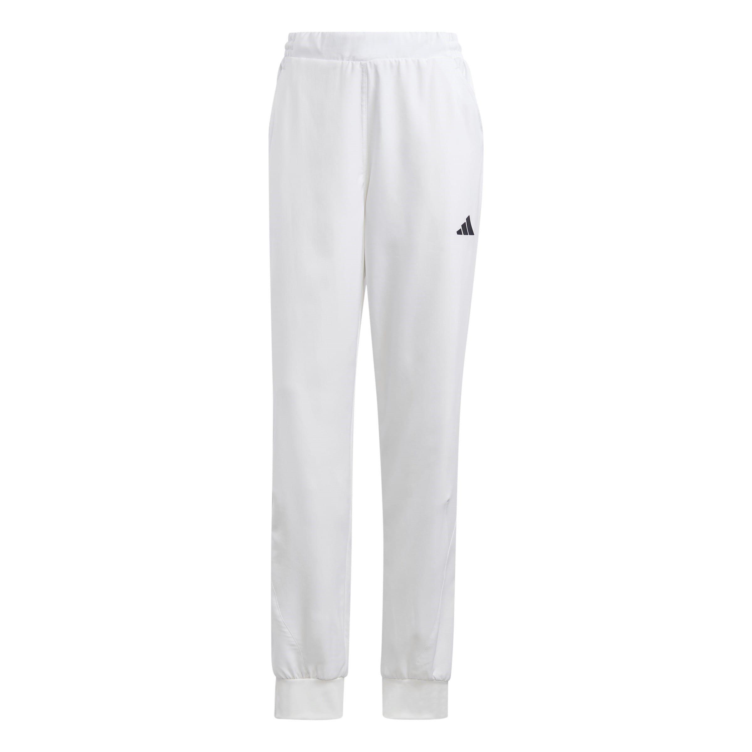 Adidas Women's Tennis Pro Woven Trousers - White - 8 (XS)