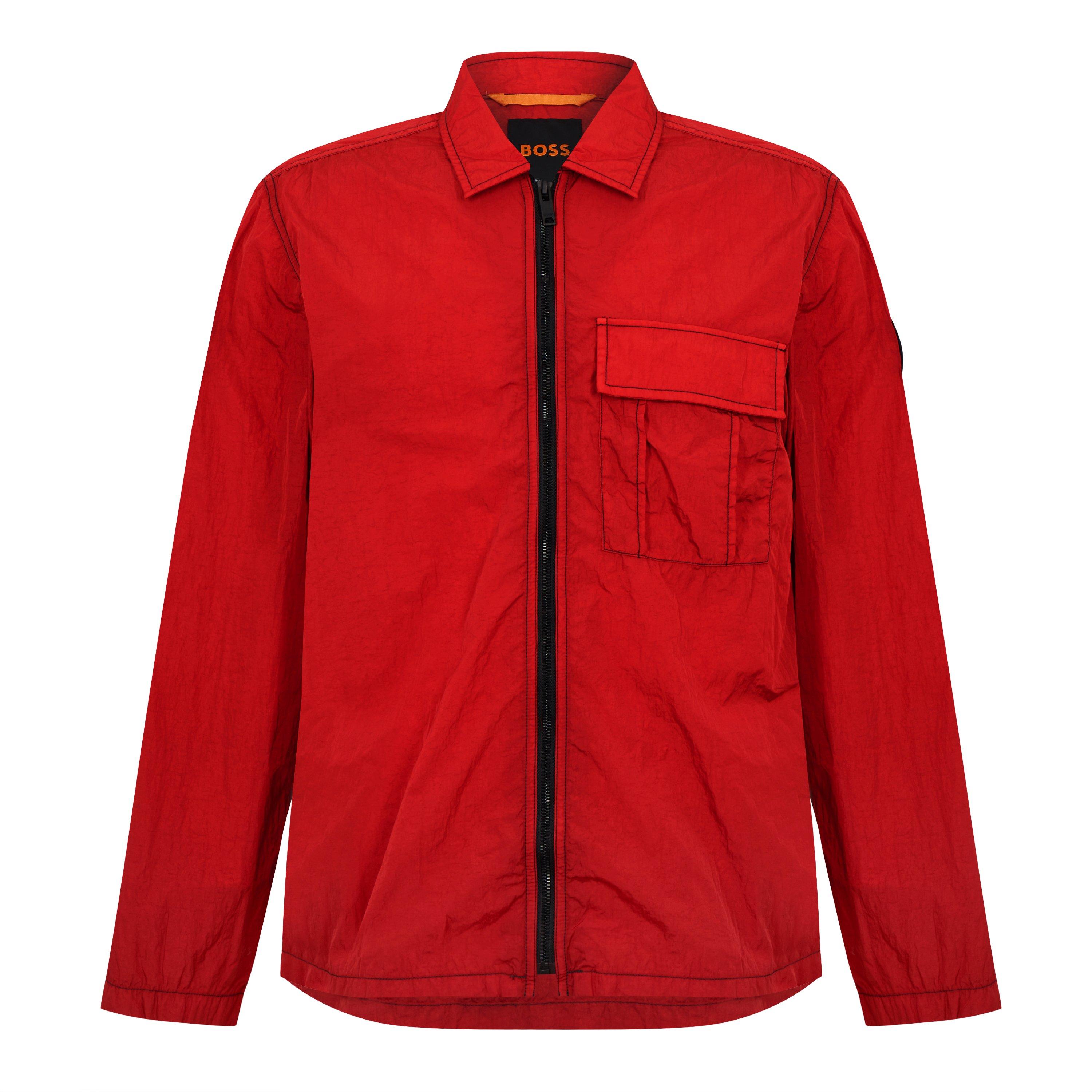 Boss Oversized Zip Up Overshirt Overshirts Sports Direct