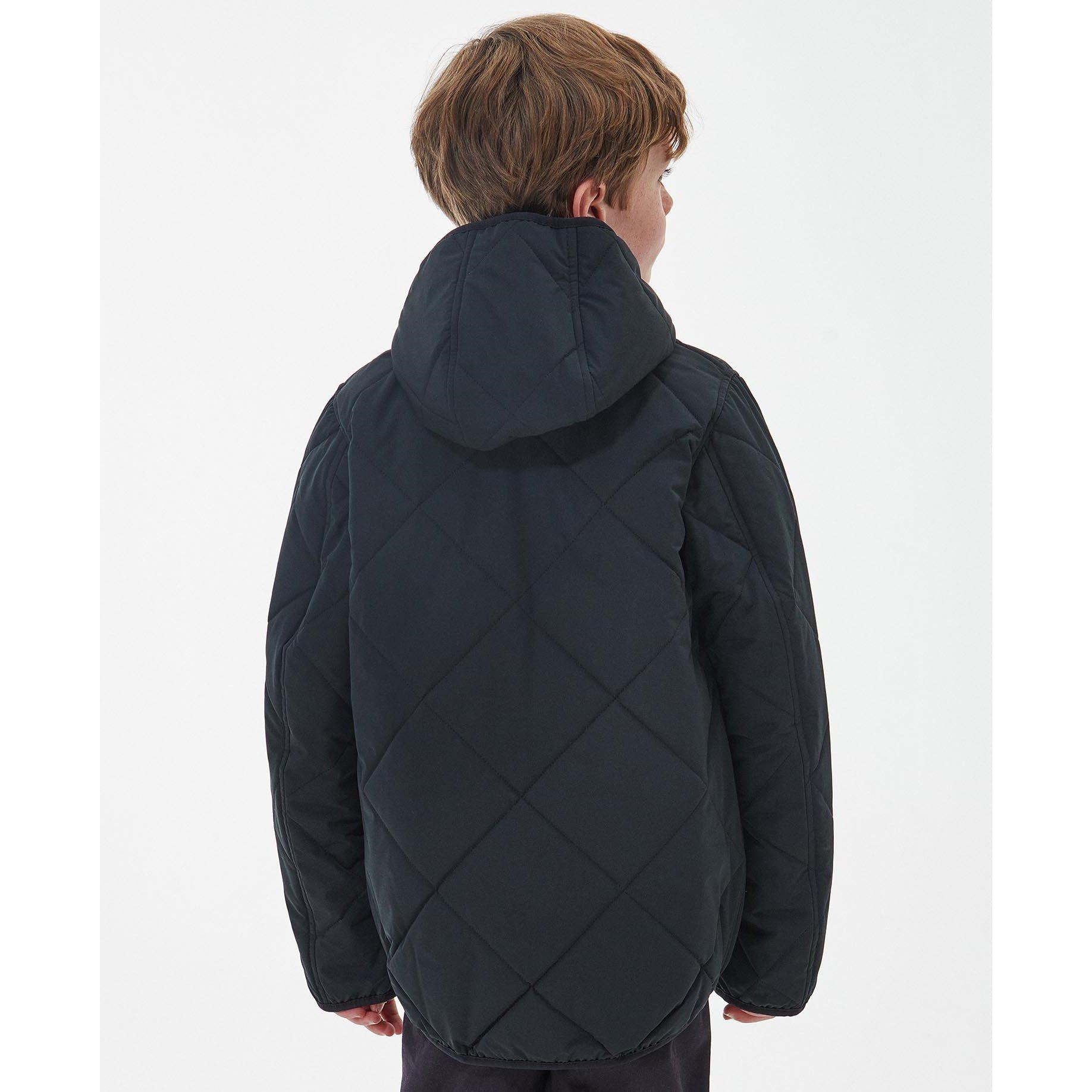 Black BK11 - Barbour - Kids' Kendle Quilted Jacket - 3