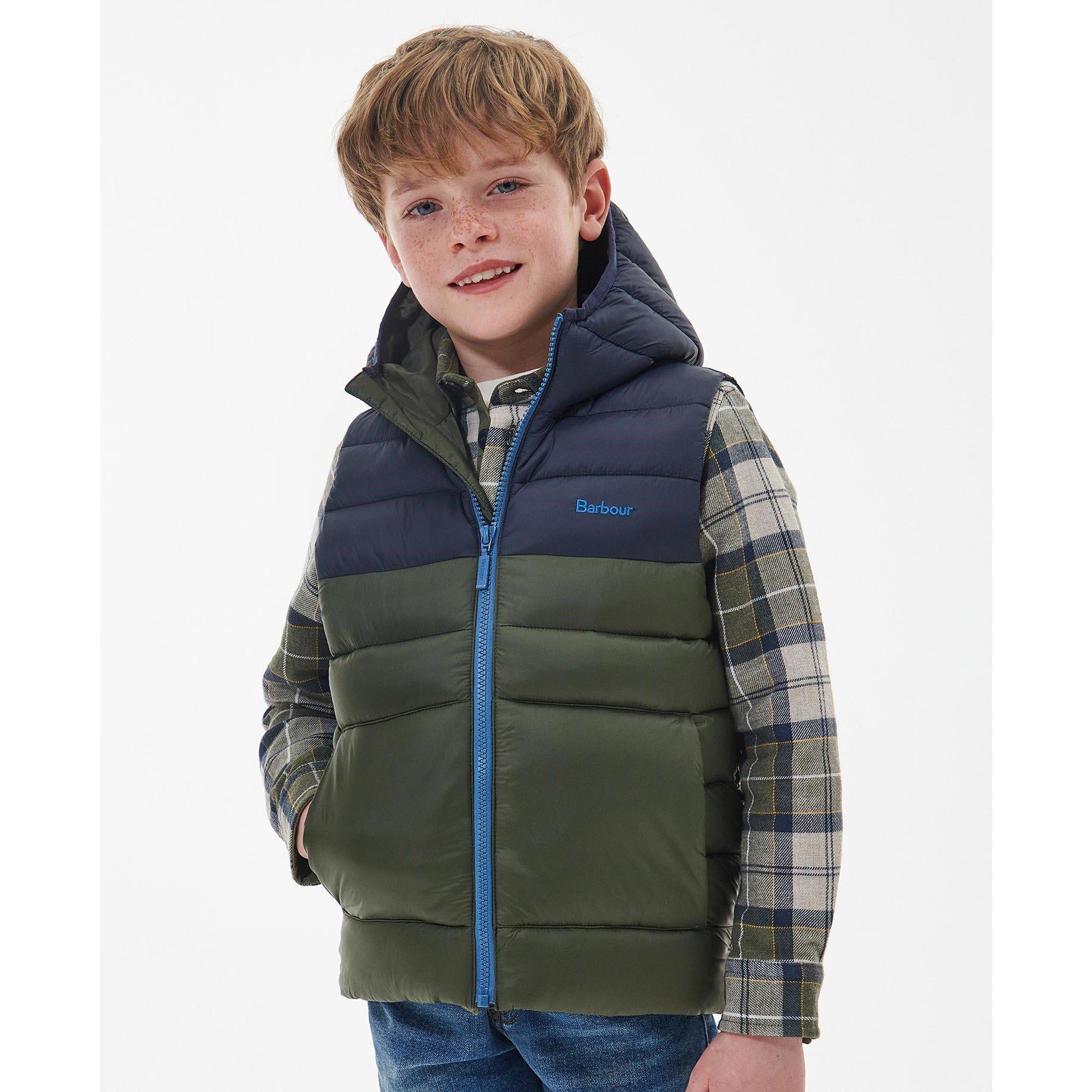 Olive OL51 - Barbour - Kids' Roker Water Resistant Quilted Gilet - 2