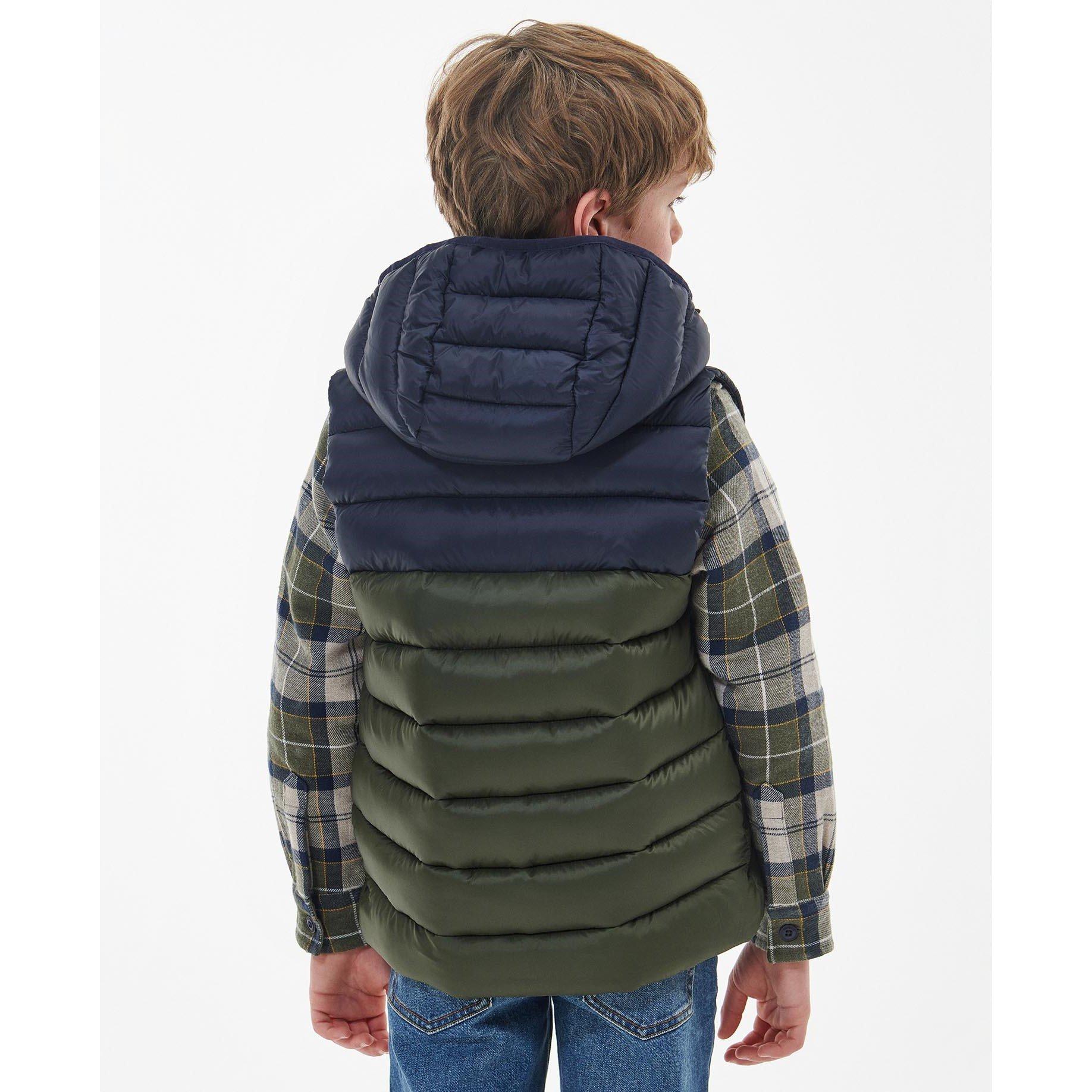 Olive OL51 - Barbour - Kids' Roker Water Resistant Quilted Gilet - 3