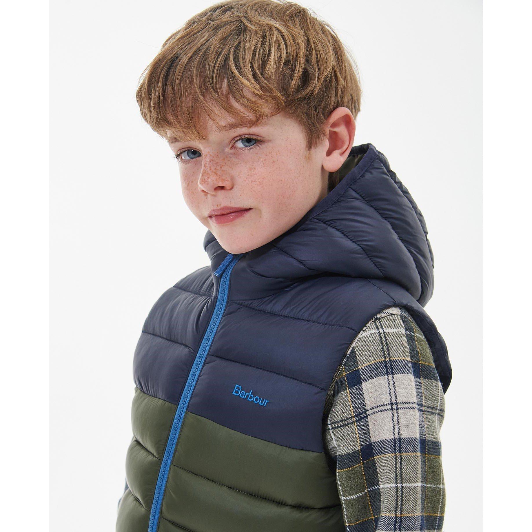 Olive OL51 - Barbour - Kids' Roker Water Resistant Quilted Gilet - 5