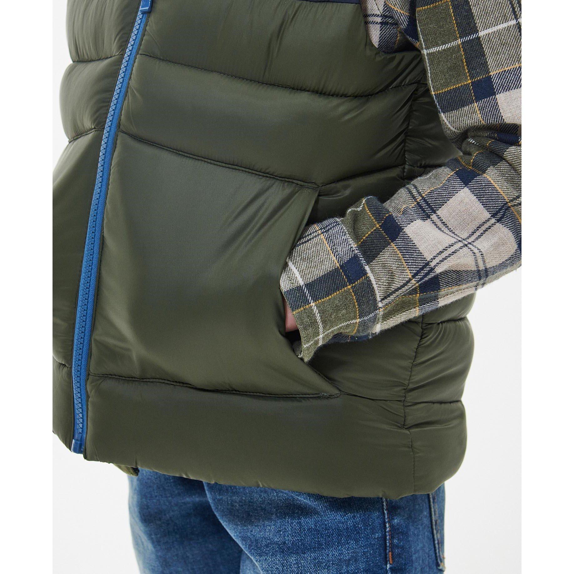 Olive OL51 - Barbour - Kids' Roker Water Resistant Quilted Gilet - 6
