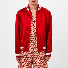 Valentino Souvenir Varsity Bomber Jacket