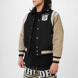 Rhude Canvas Varsity Jacket