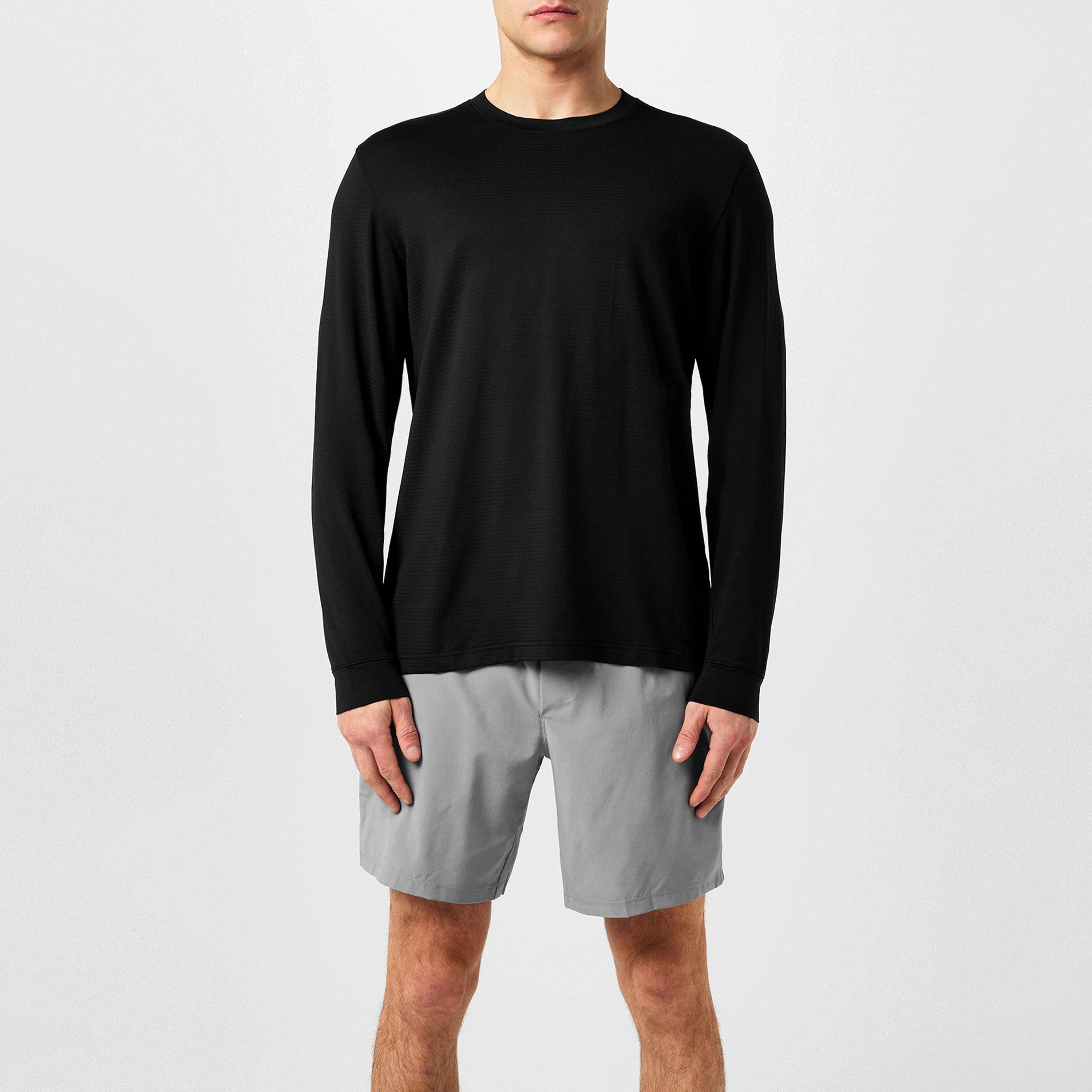 Black - Lululemon - Men'S License To Train Long Sleeve Shirt - 1