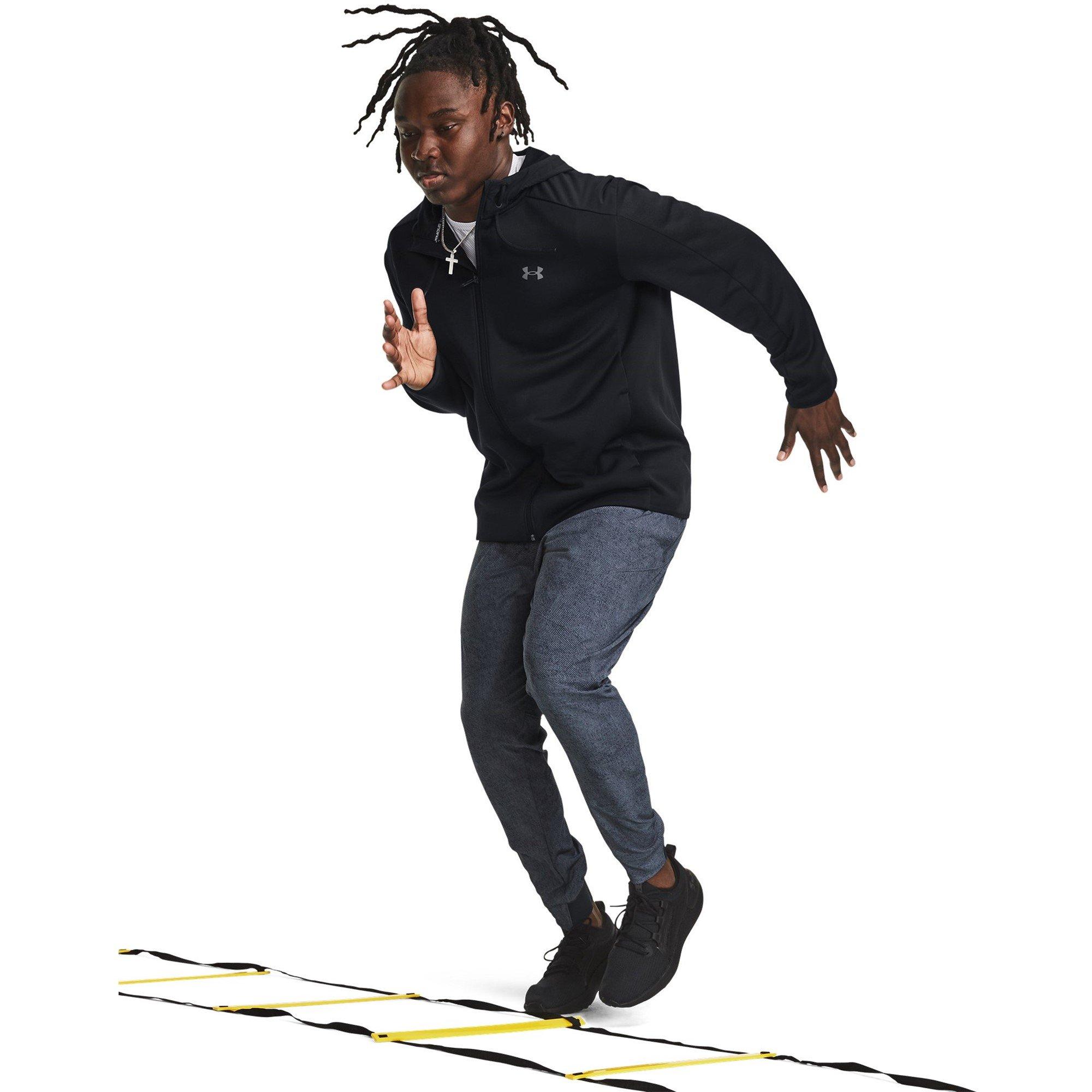 Black - Under Armour - Men's  Essential Swacket Storm Water Resistant Wind Resistant Performance Training Jacket - 5