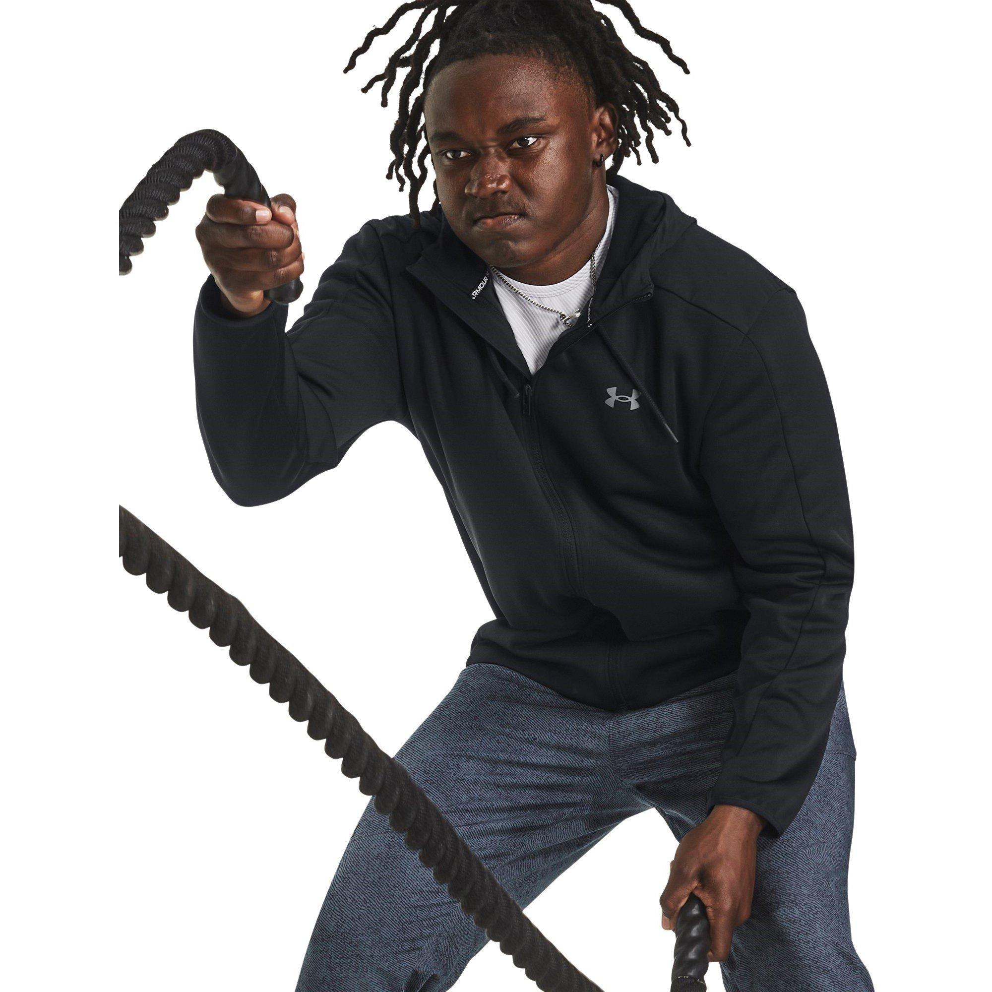 Black - Under Armour - Men's  Essential Swacket Storm Water Resistant Wind Resistant Performance Training Jacket - 6