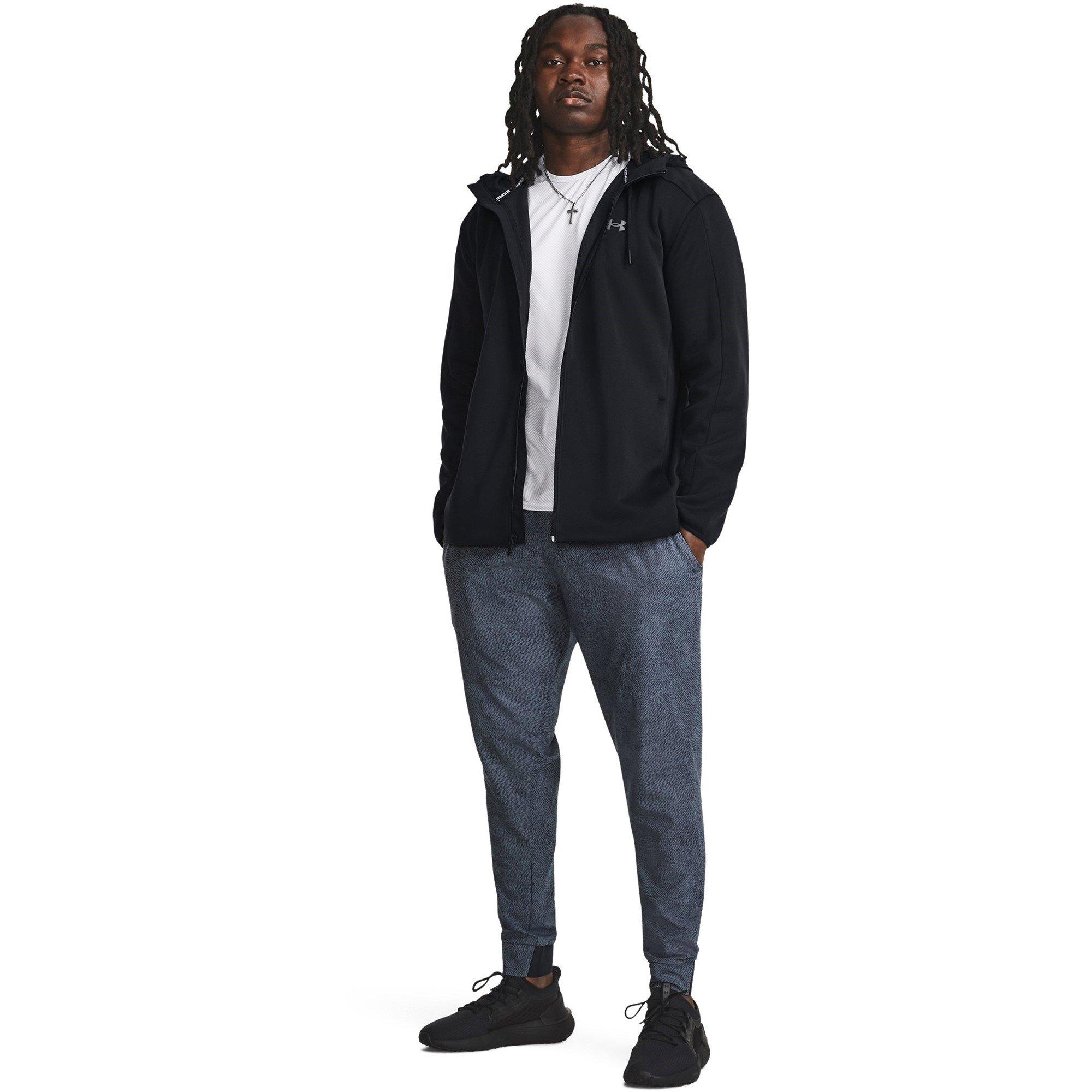 Black - Under Armour - Men's  Essential Swacket Storm Water Resistant Wind Resistant Performance Training Jacket - 7