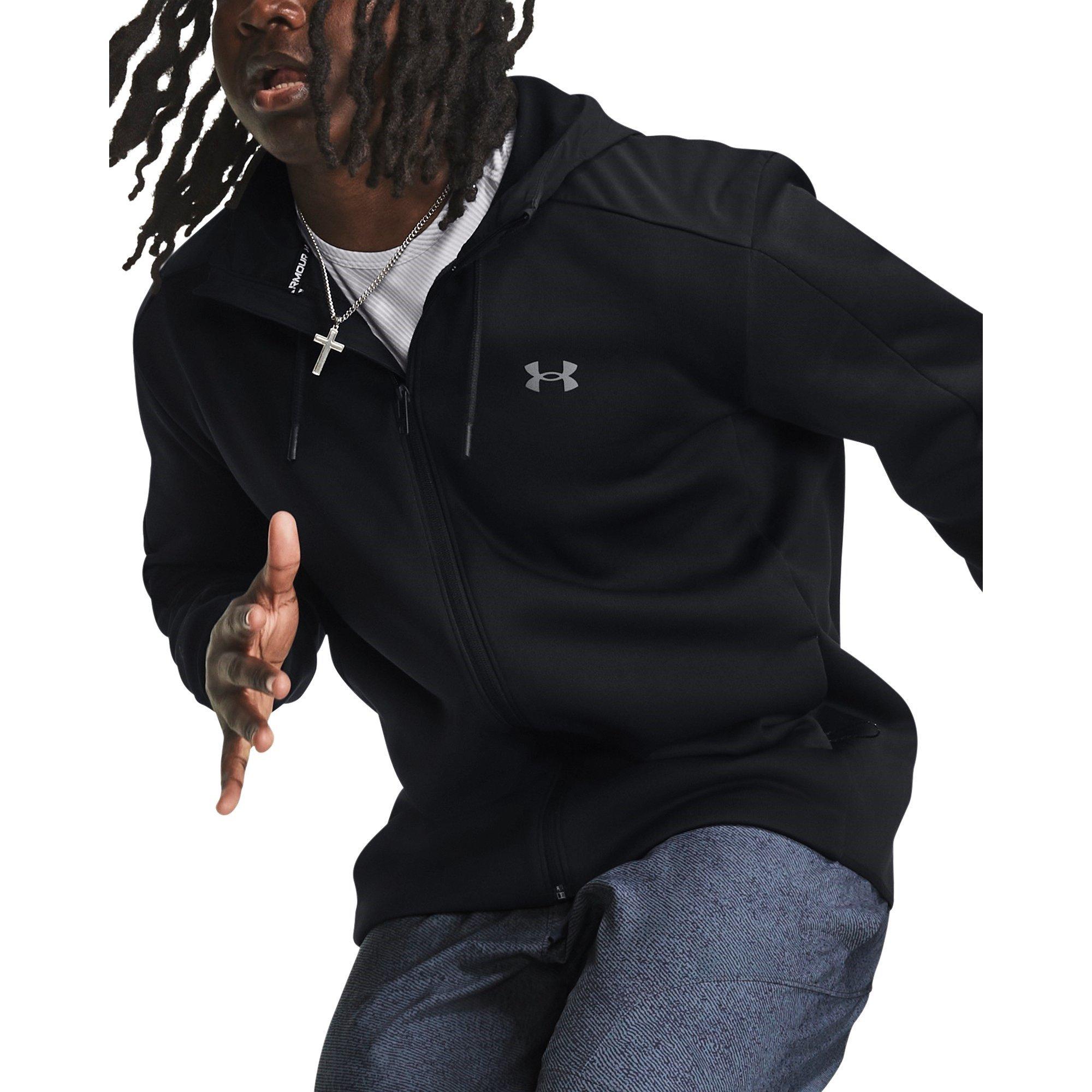 Black - Under Armour - Men's  Essential Swacket Storm Water Resistant Wind Resistant Performance Training Jacket - 8