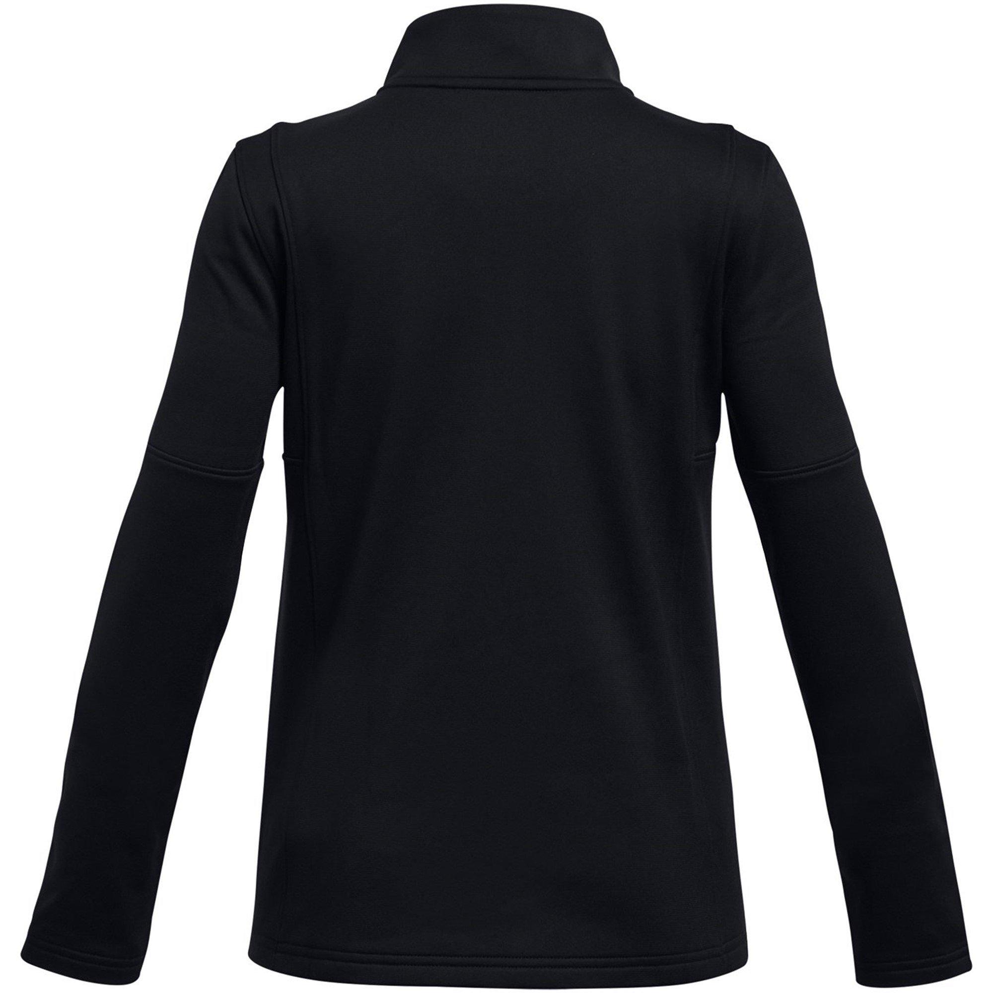 Black - Under Armour - Kids' Challenger Long Sleeve Half Zip Rain Anorak - 2