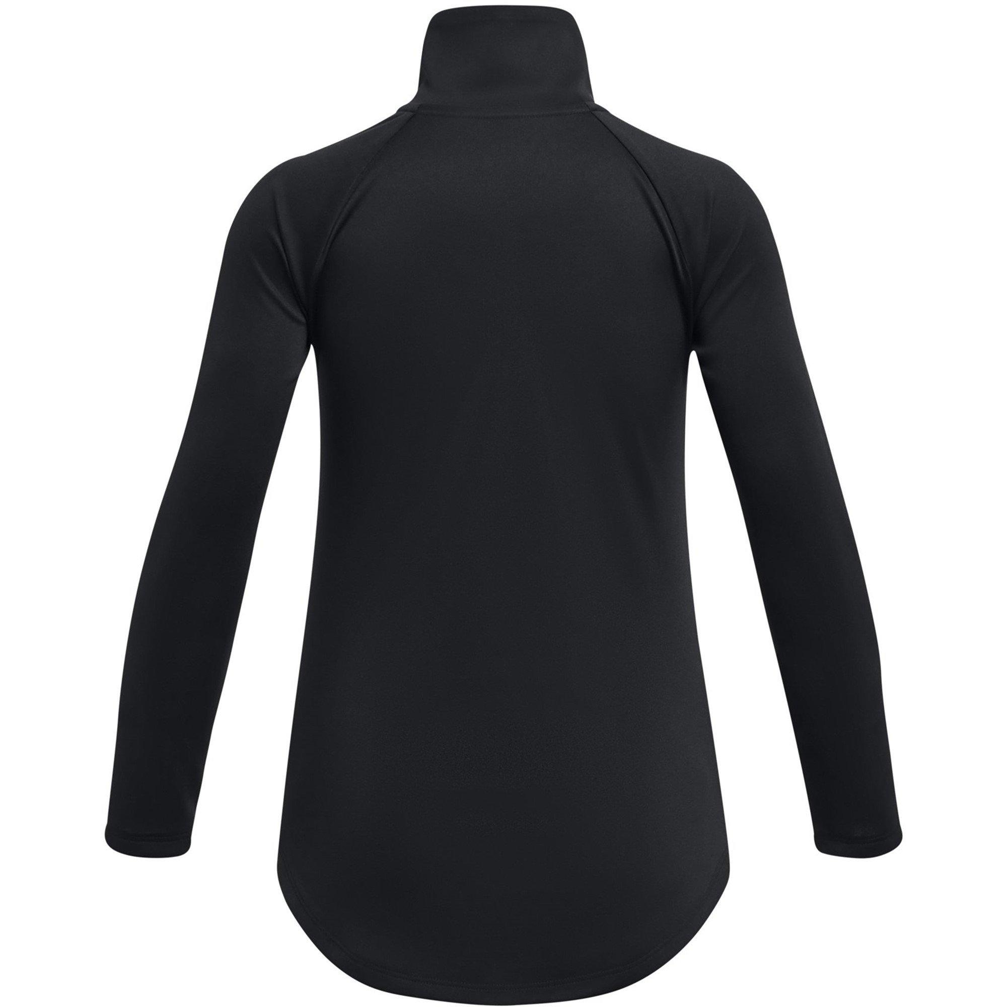 Crna/Srebrna - Under Armour - Tech Graphic Long Sleeve Half Zip Oversized Fit Performance Training Jacket - 2