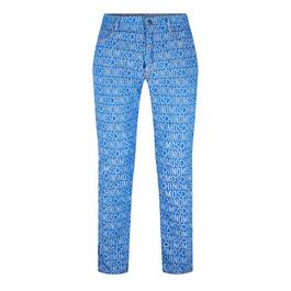 Moschino Jacquard Print Jeans