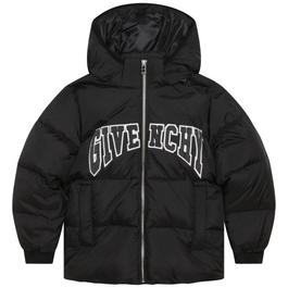 GIVENCHY Logo Patch Puffer Jacket Junior