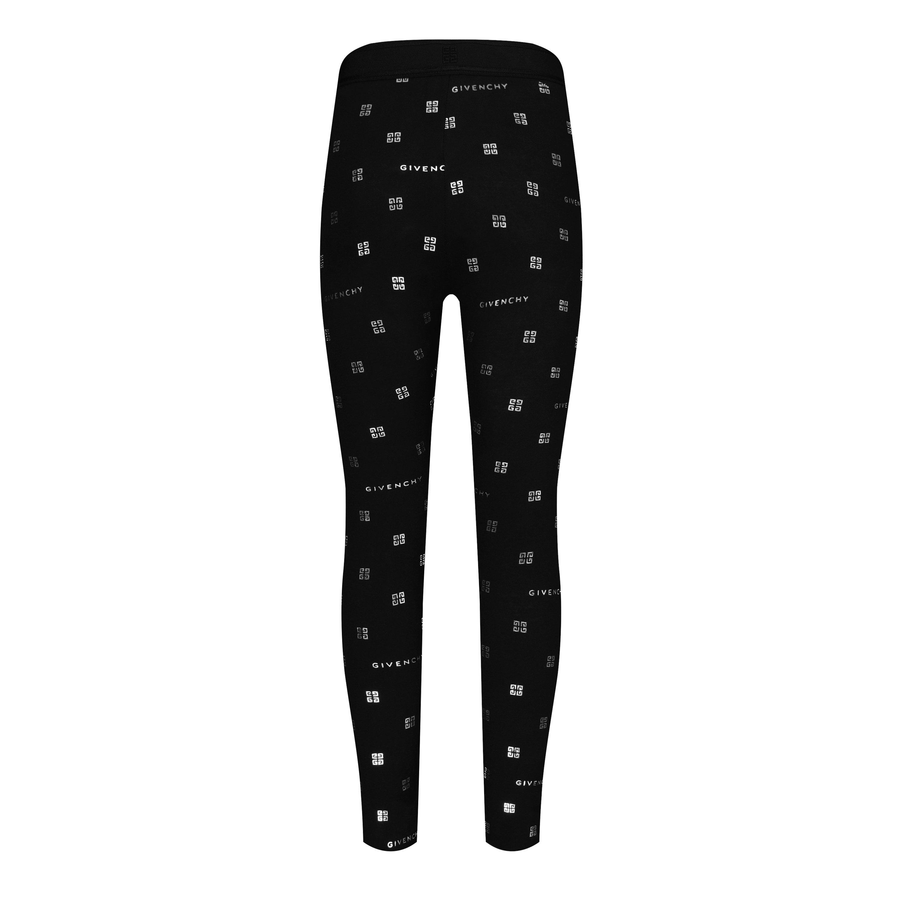 black 09B - GIVENCHY - Printed 4g Leggings Juniors - 2
