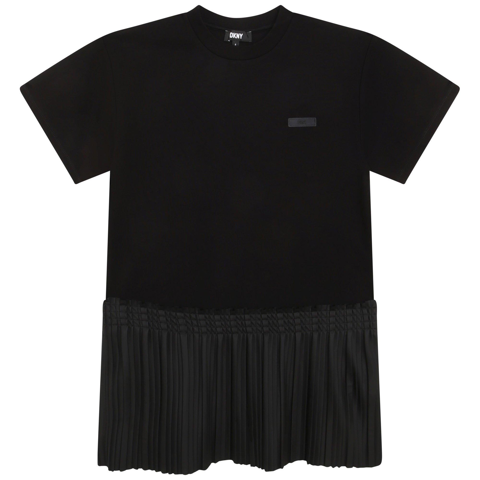DKNY Kids' Soft T-Shirt Dress - Black 09B - Size 8Y
