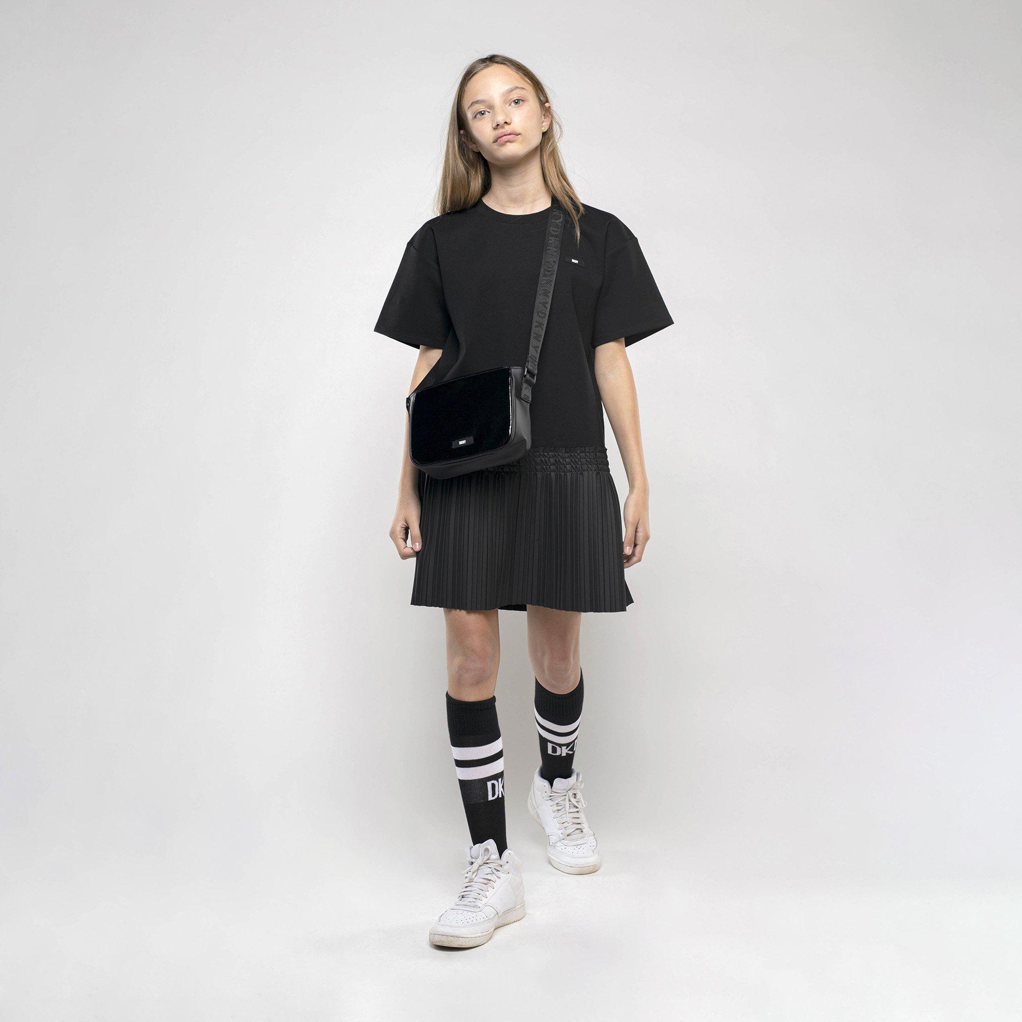Black 09B - DKNY - Kids' T-Shirt Dress - 2