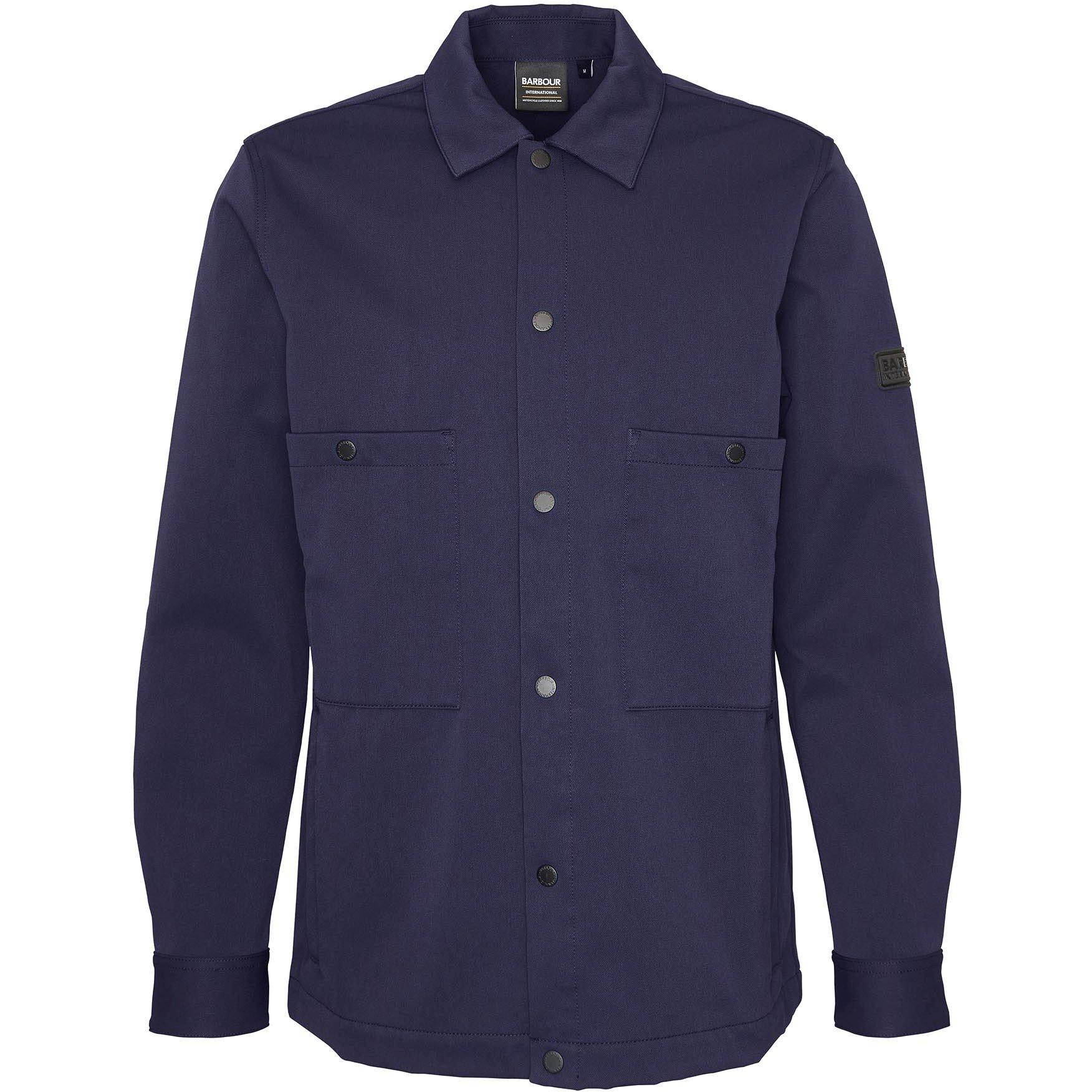 Navy NY73 - Barbour International - Men's Aspect Lightweight Overshirt - 7