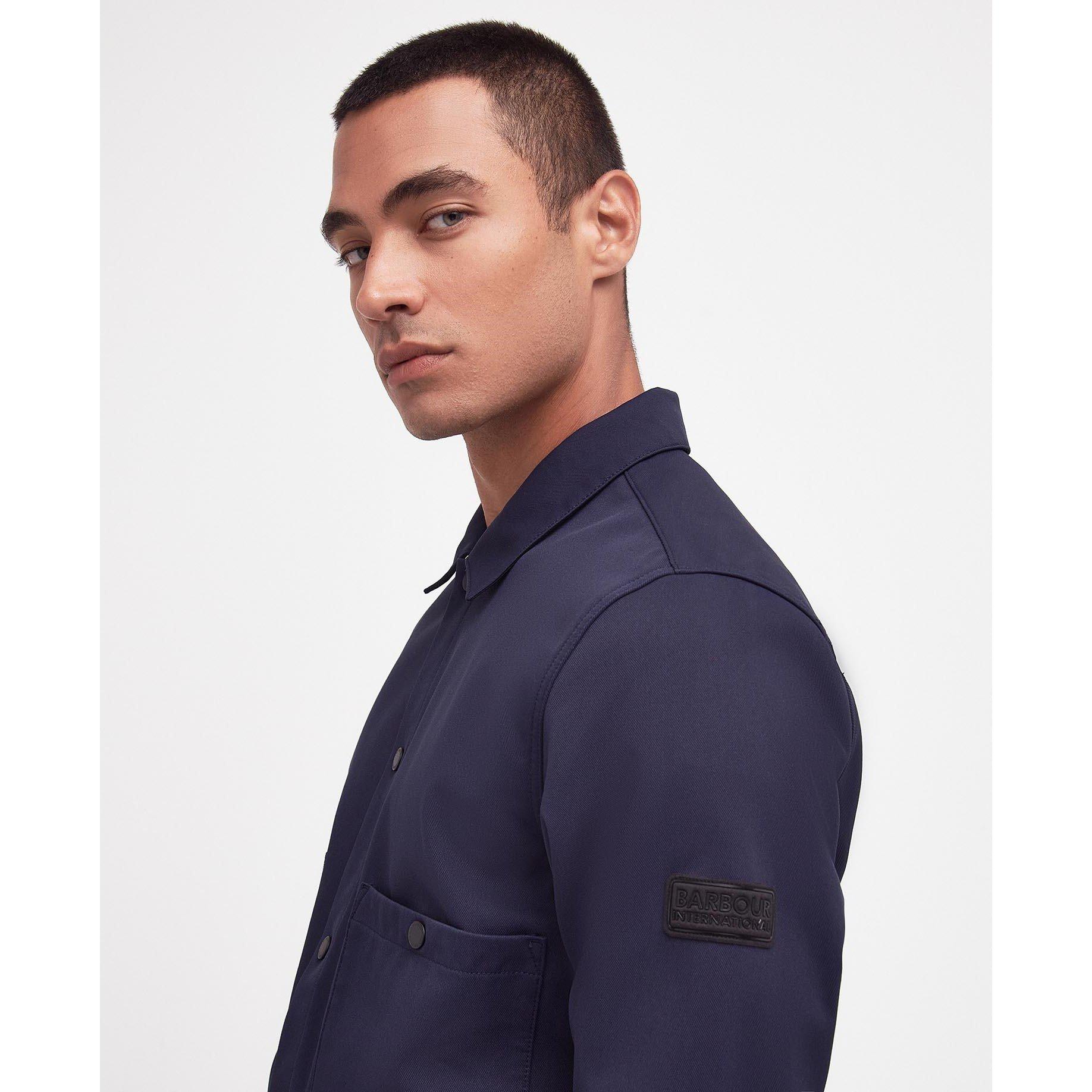 Navy NY73 - Barbour International - Men's Aspect Lightweight Overshirt - 4