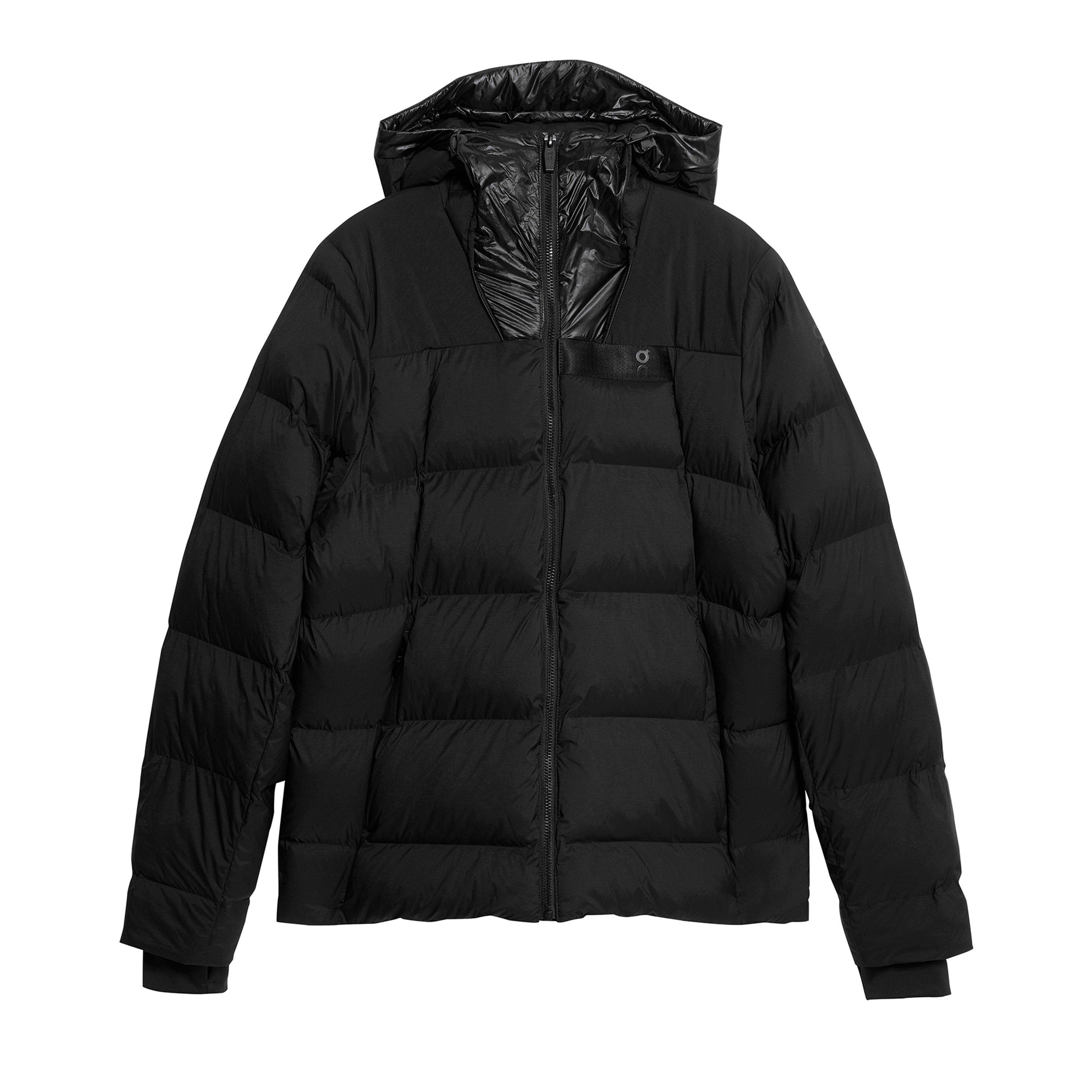 Black - On - Women's Challenger Hooded Long Sleeve Zip Puffer Jacket - 5