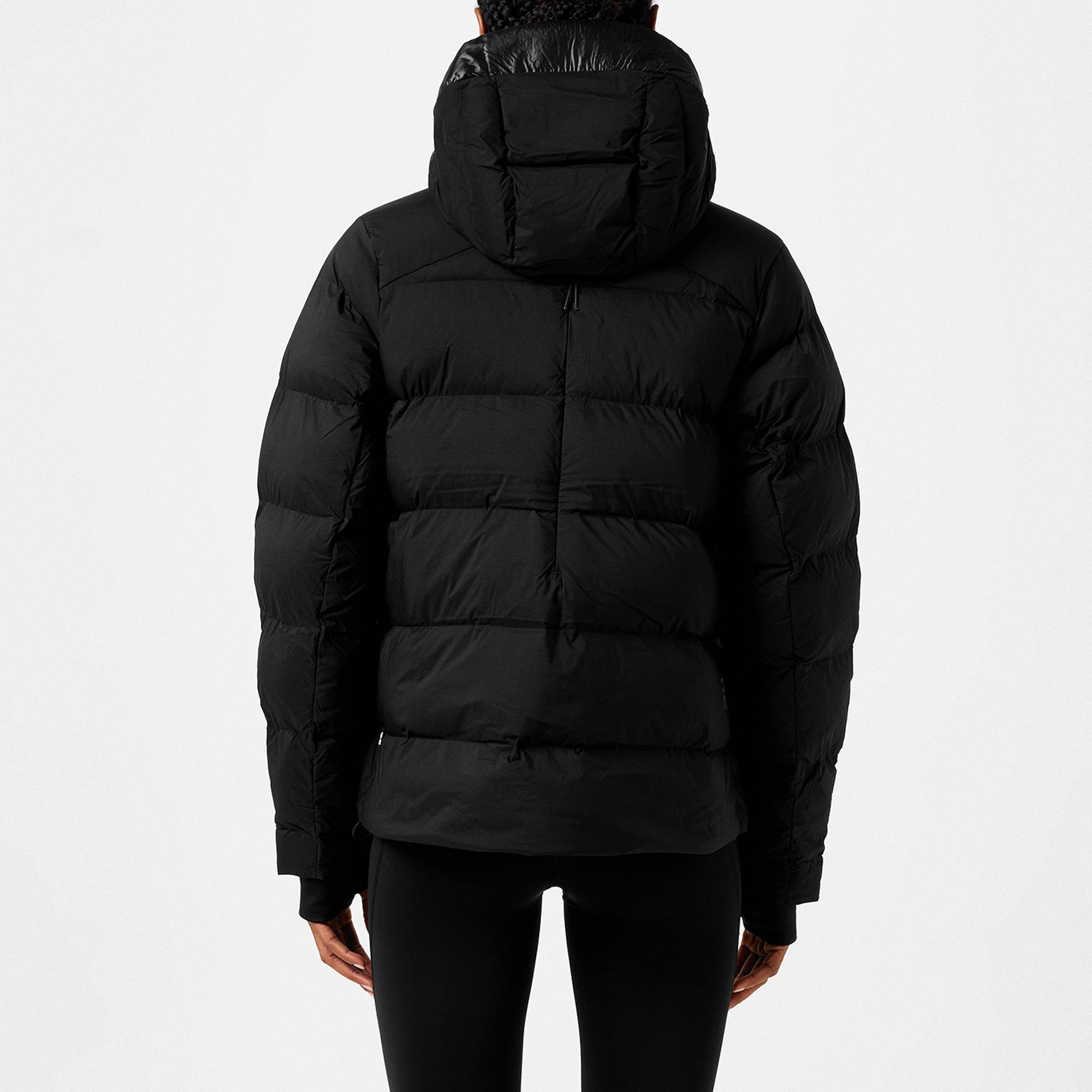 Black - On - Women's Challenger Hooded Long Sleeve Zip Puffer Jacket - 3