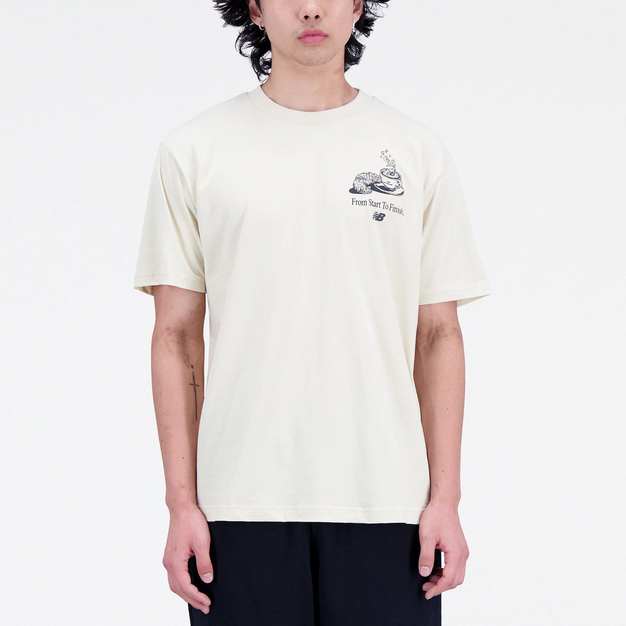 New Balance | Ess Cafe Java Tee Sn33 | Regular Fit T-Shirts | Sports ...