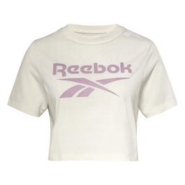Reebok SikSilk T-shirt technique à manches raglan motif pied-de-poule Noir