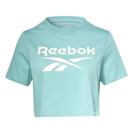Reebok SikSilk T-shirt technique à manches raglan motif pied-de-poule Noir