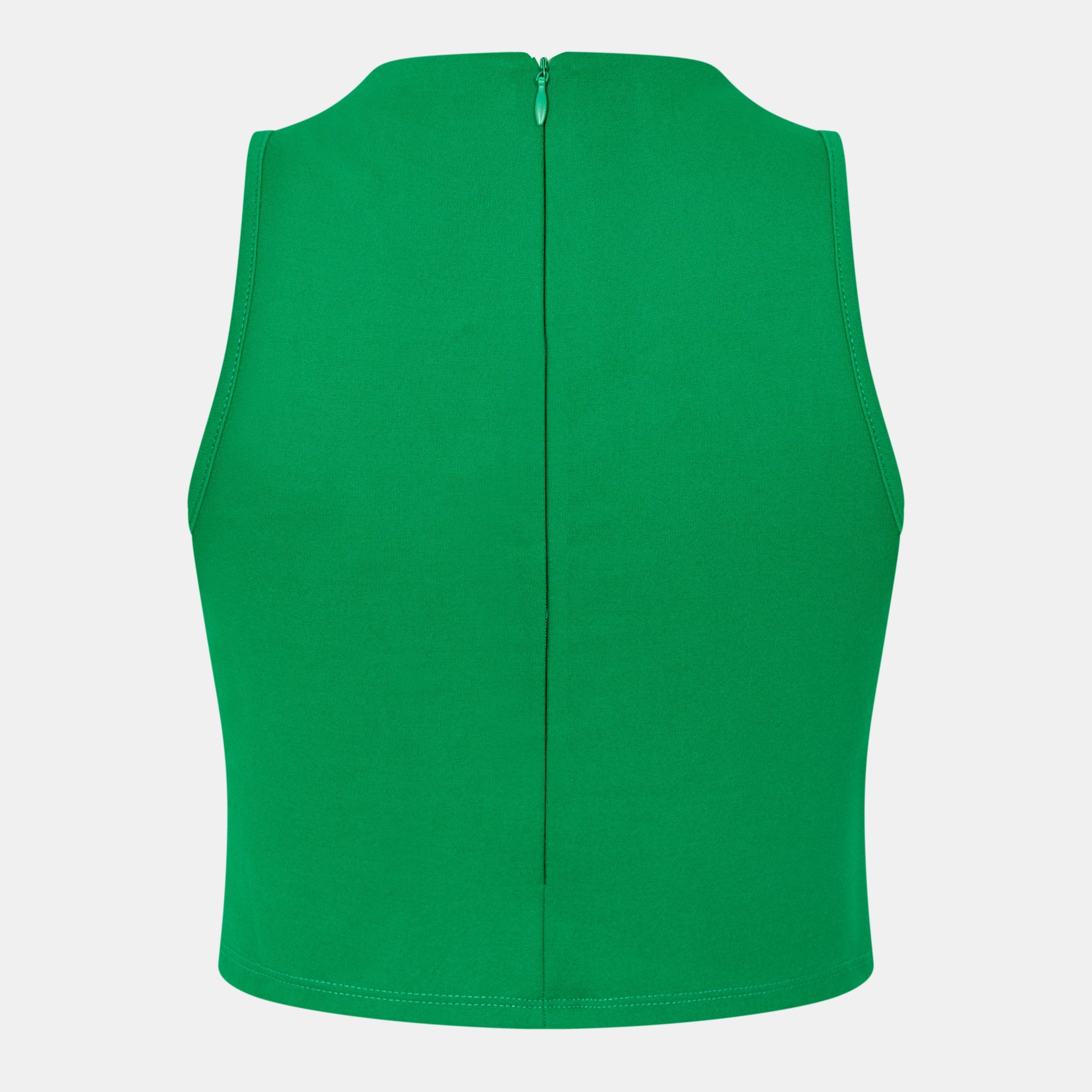Jolly Green - Jack Wills - Ponte High Neck Top - 2