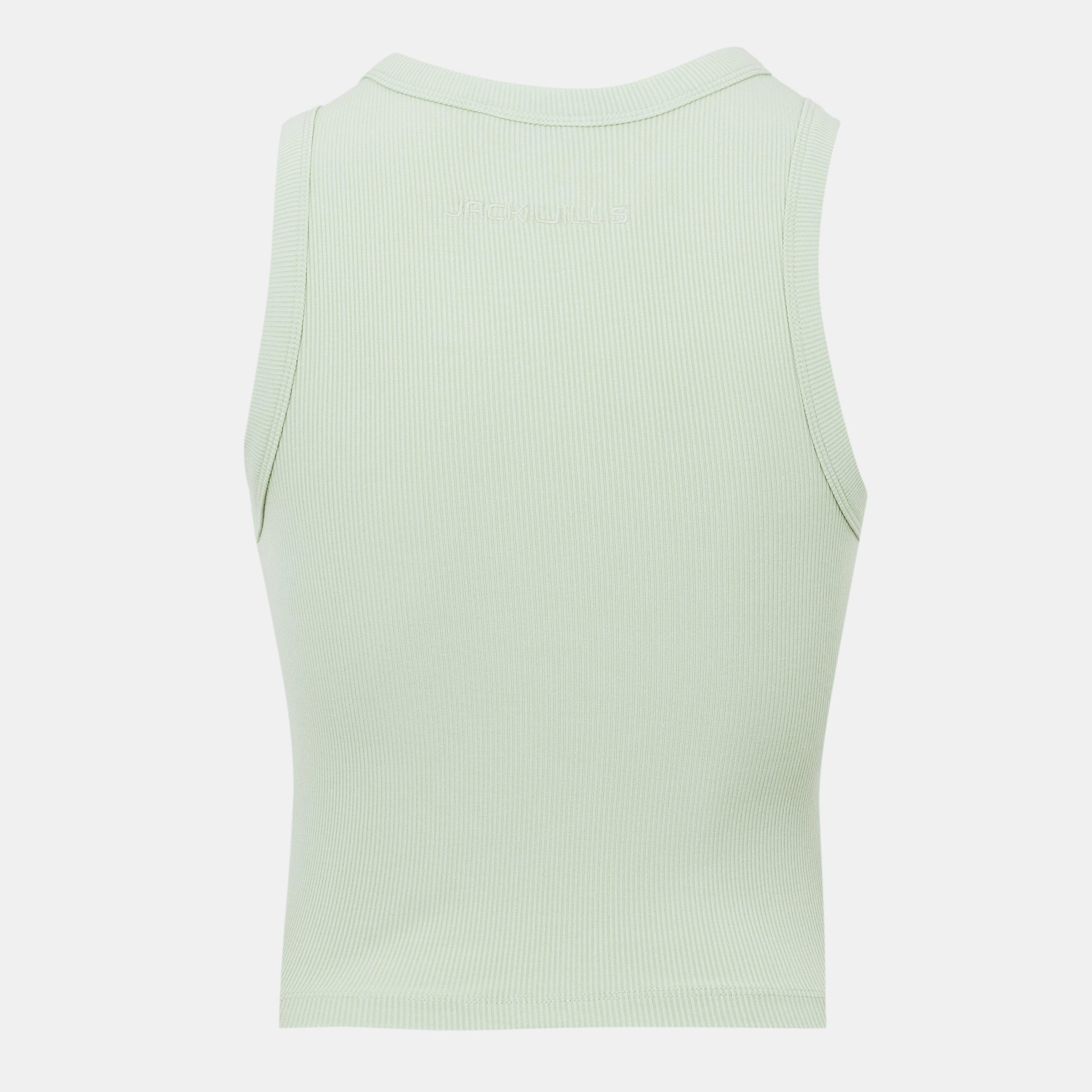 Laurel Green - Jack Wills - Spliced Rib Tank - 2