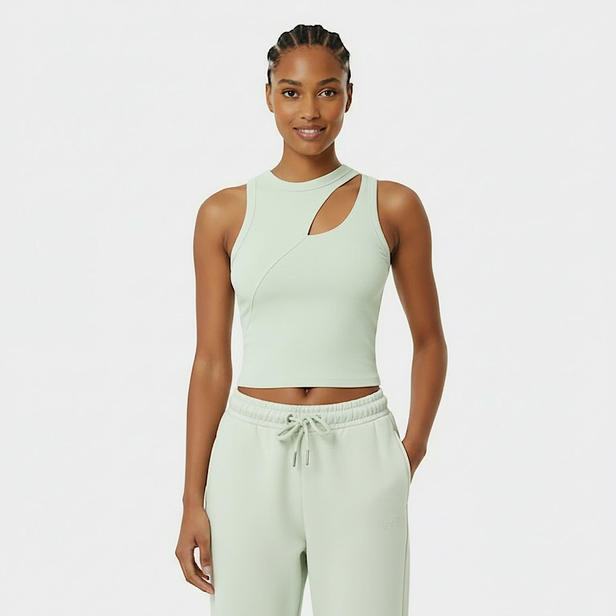 Laurel Green - Jack Wills - Spliced Rib Tank - 3