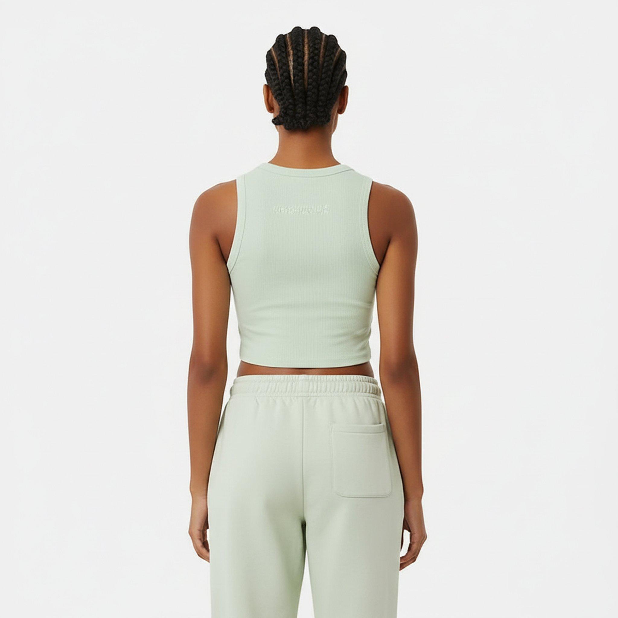 Laurel Green - Jack Wills - Spliced Rib Tank - 4