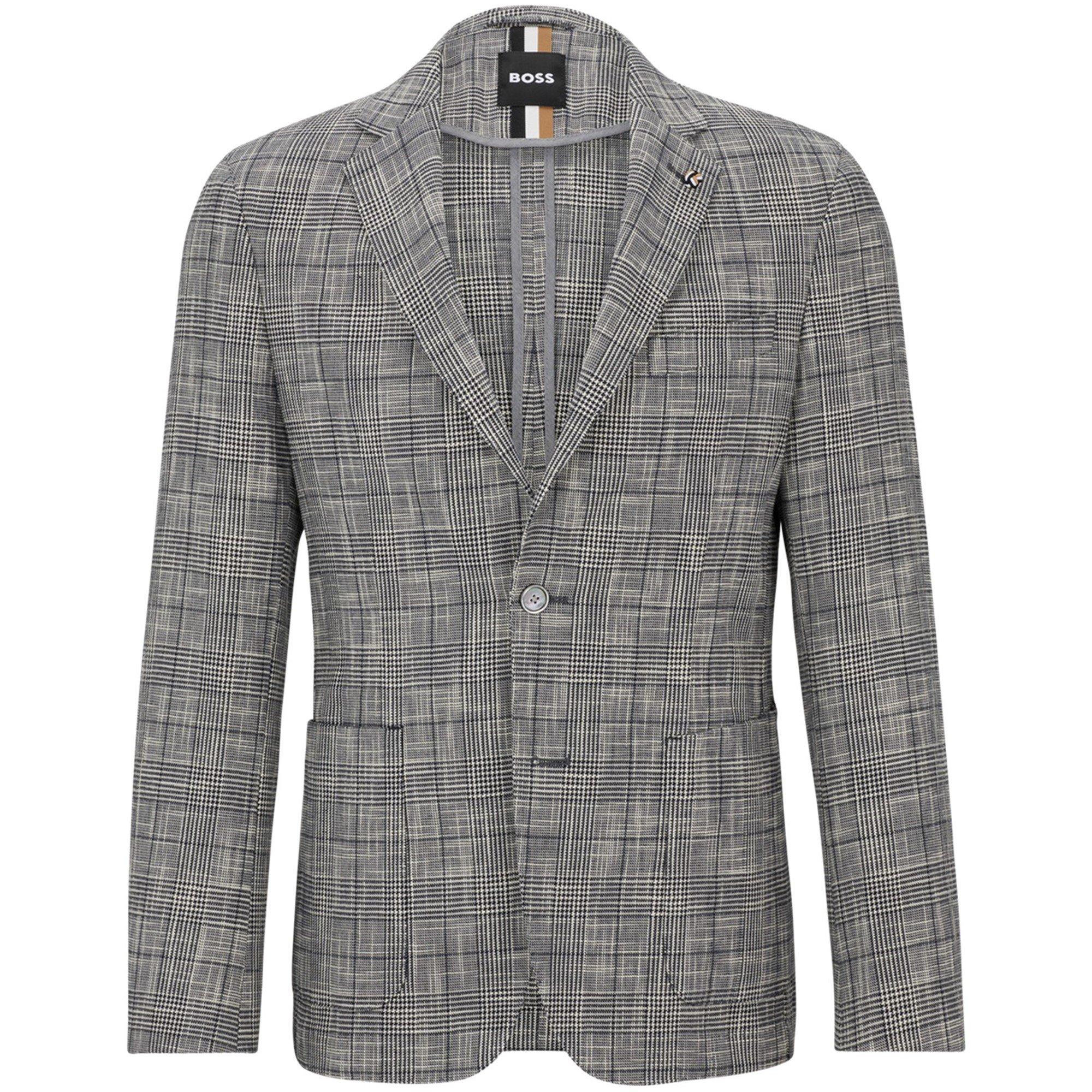 Grey - Boss - Men's C Hanry  Black Blazer - 1