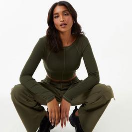 Jack Wills Long Sleeve Wide Neck Top