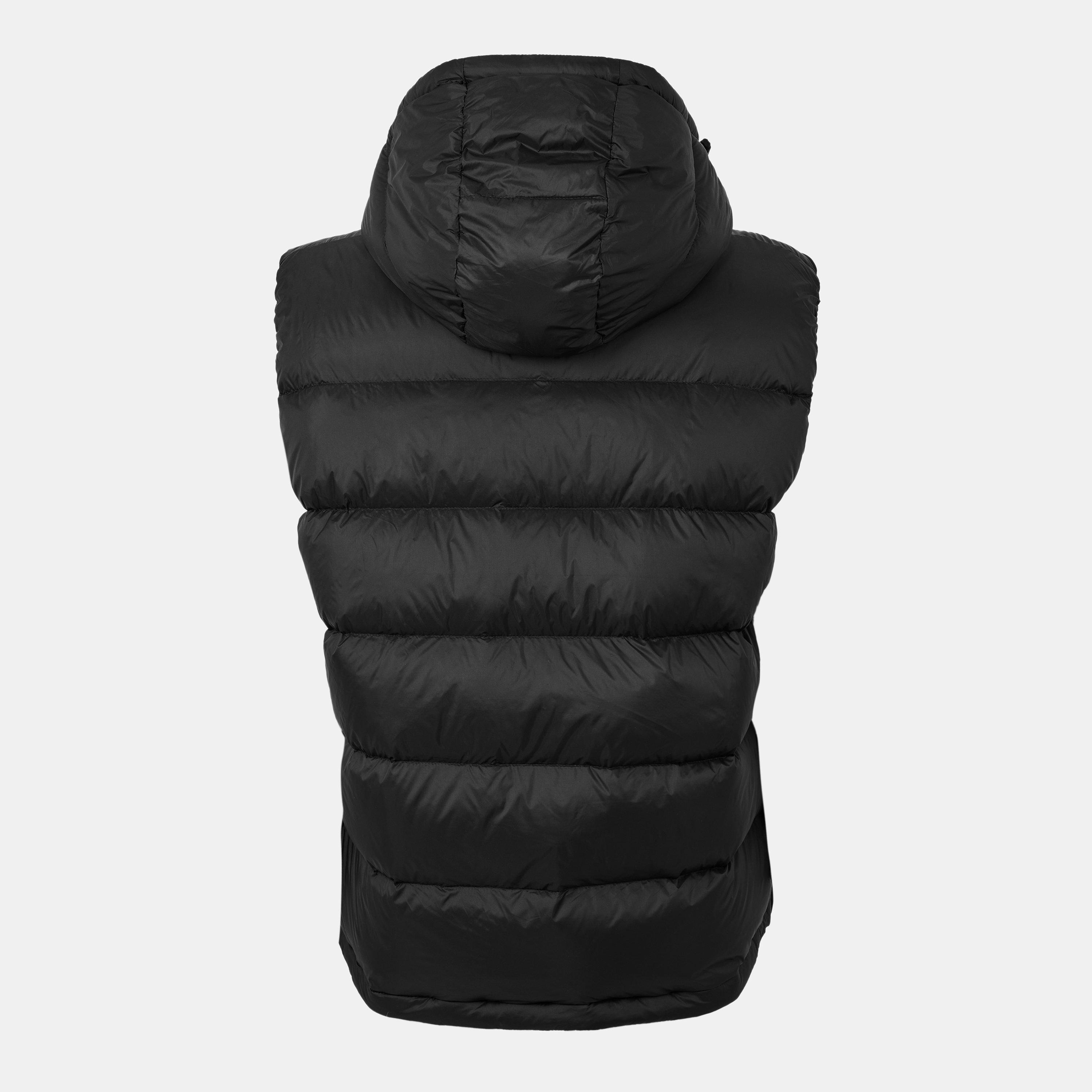 Black UB1 - Calvin Klein Jeans - Men's Essentials Water Resistant Down Sleeveless Short Puffer Jacket - 2