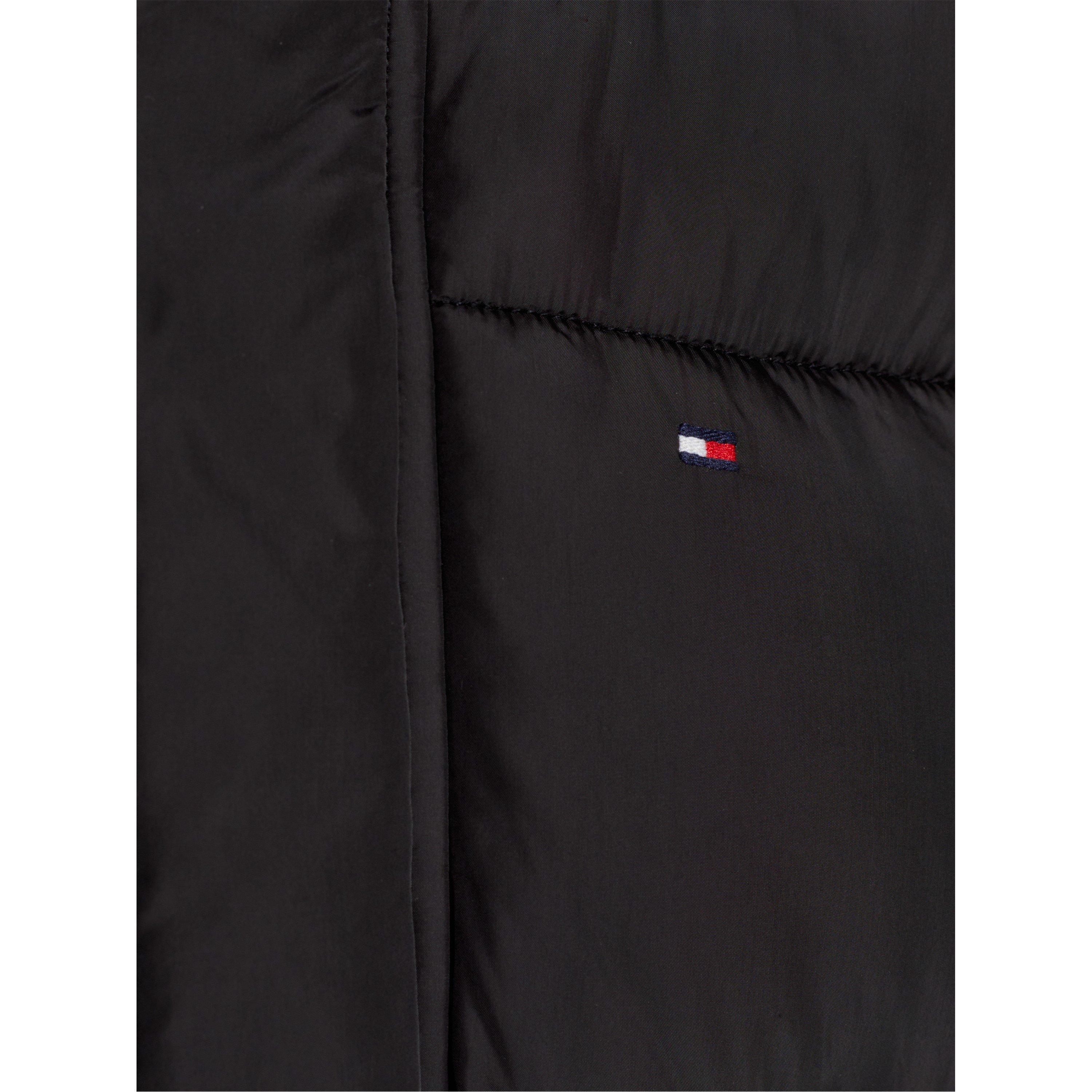 Black BDS - Tommy Hilfiger - Kids' Essential Padded Hooded Long Sleeve Short Puffer Jacket - 2