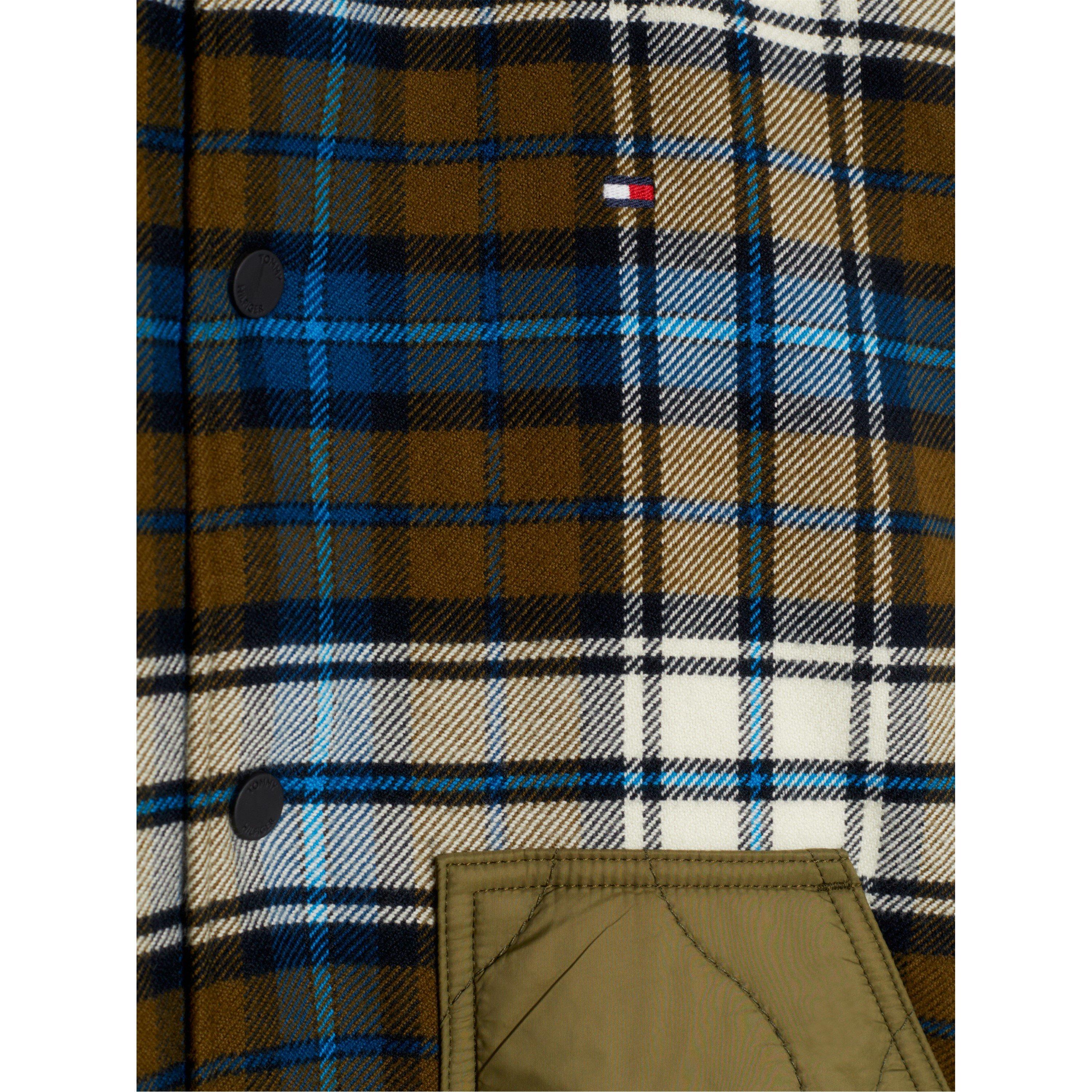Put Green 0N1 - Tommy Hilfiger - Tartan Overshirt Juniors - 2