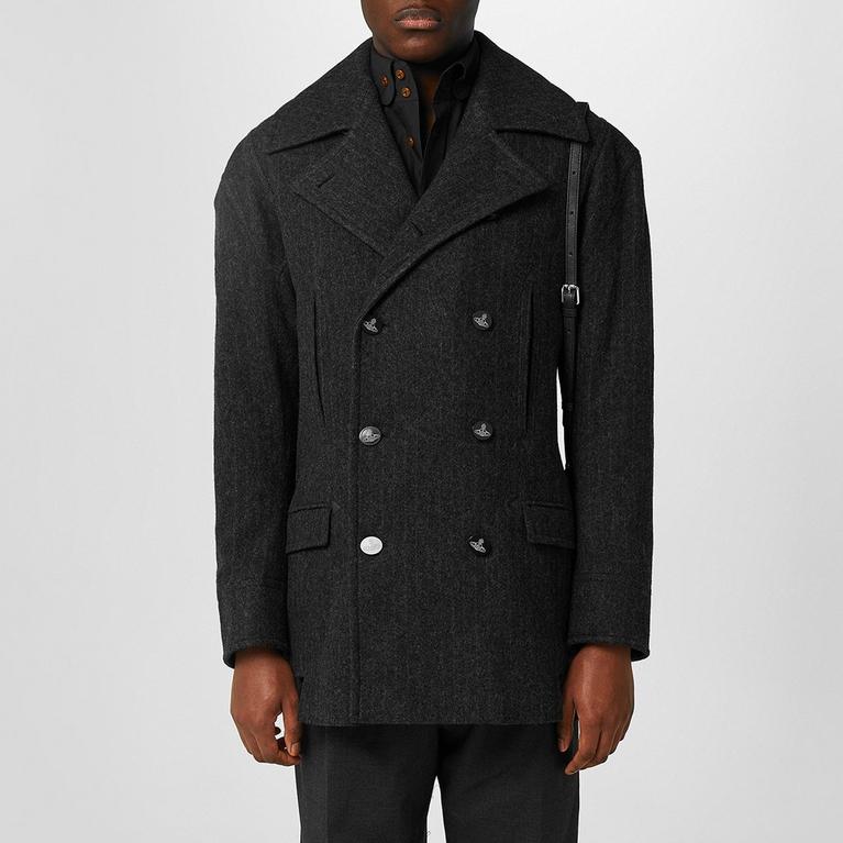 Vivienne Westwood | Stripped Peacoat | Peacoats | Cruise Fashion Vivienne Westwood | Stripped Peacoat | Peacoats | Cruise Fashion