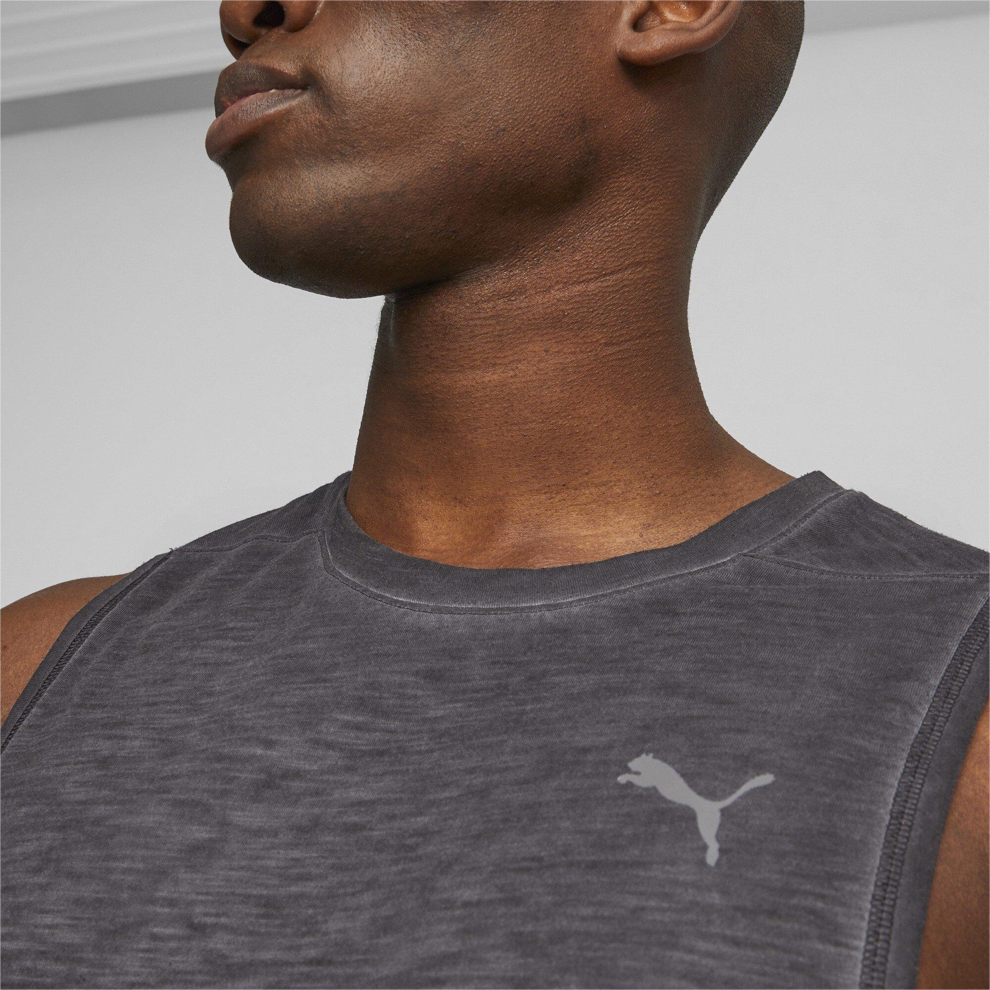 Puma Black - Puma - Studio Wash Tank Top Mens - 4