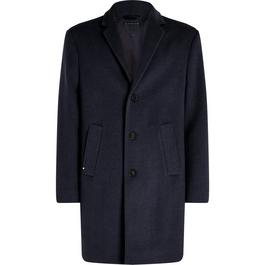 Tommy Hilfiger Single Breasted Longline Coat