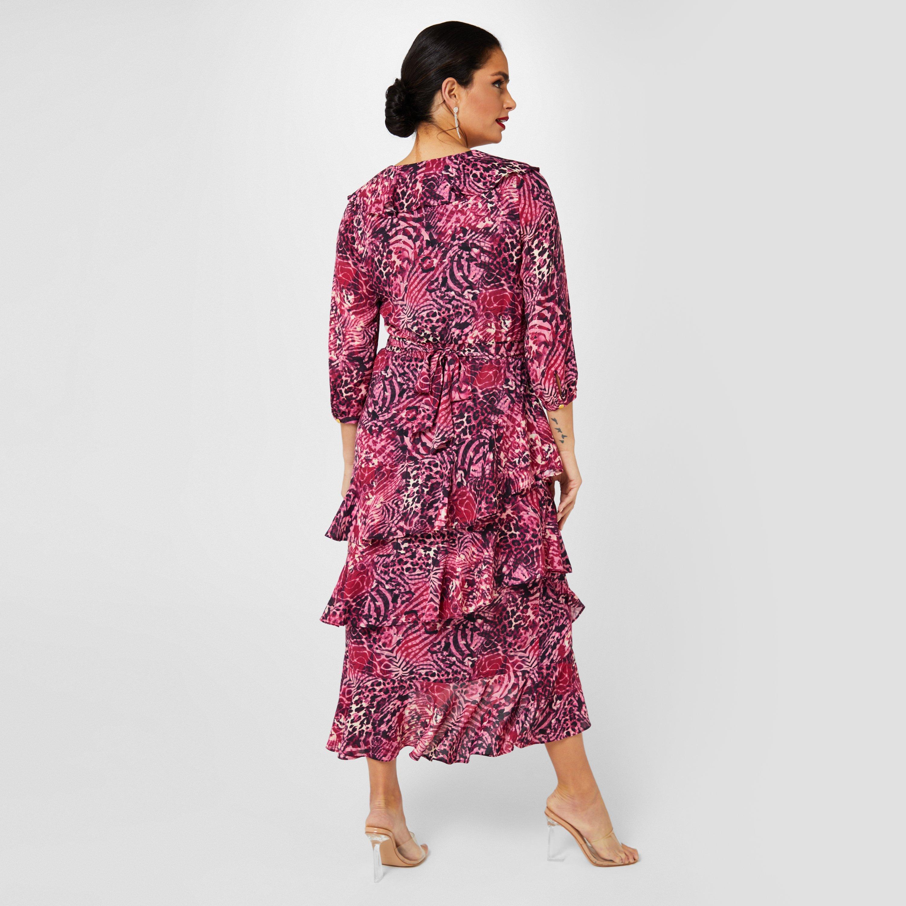 Miješana životinja - Biba - Ruffle Print Dress - 2