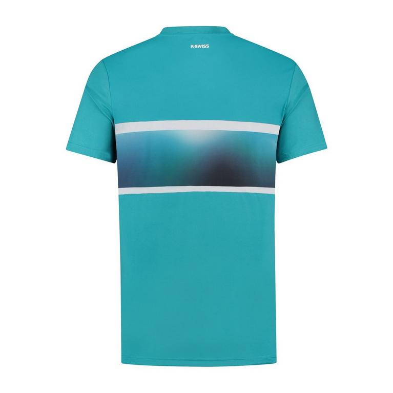 Al Bleu/Blanc - K Swiss - dolce gabbana logo print striped t shirt item